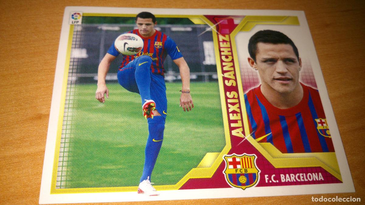 Cromos de f&uacute;tbol: TEMPORADA 2011 2012 11 12 FICHAJE N&ordm; 30 ALEXIS SANCHEZ BARCELONA NUEVO NUNCA PEGADO