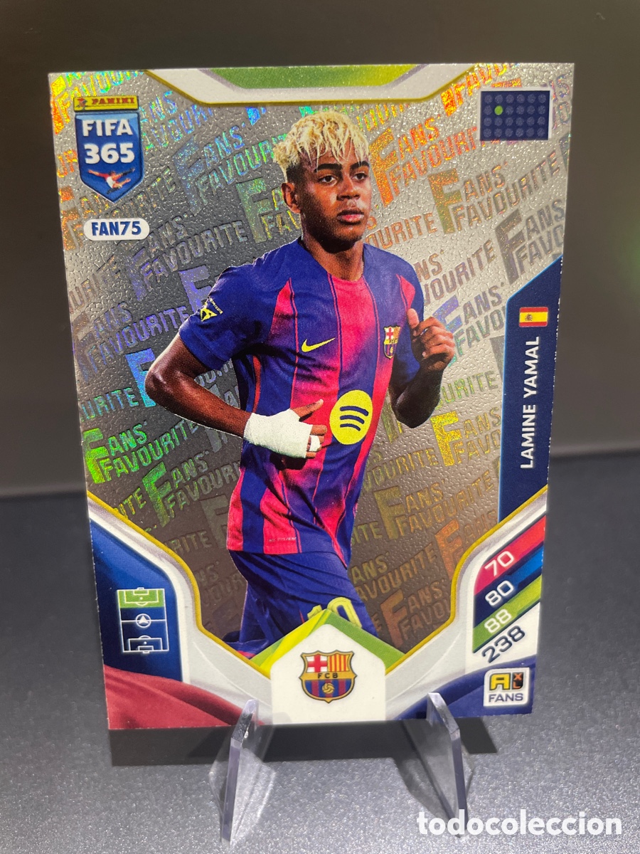Fu&szlig;ball-Sticker: Lamine Yamal FAN75 Panini Adrenalyn FIFA 365 2025-26 FC Barcelona