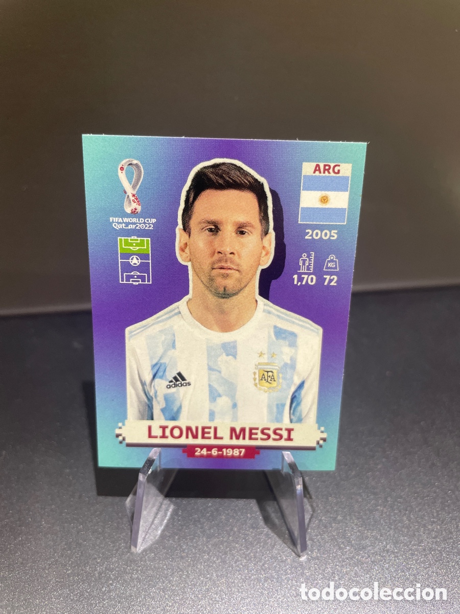 Fu&szlig;ball-Sticker: Lionel Messi ARG 20 Panini FIFA World Cup Qatar 2022 Argentina