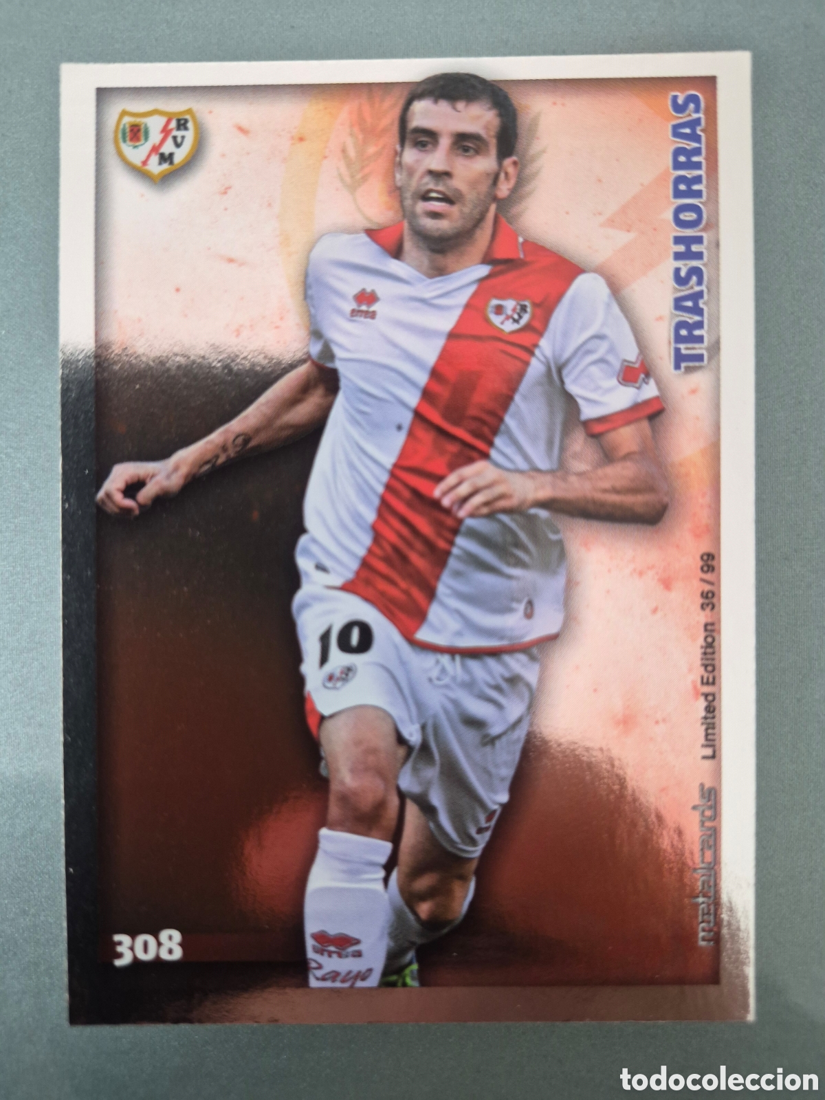 Cromos de f&uacute;tbol: Mundicromo 2014 2015 #308 Trashorras Metalcards