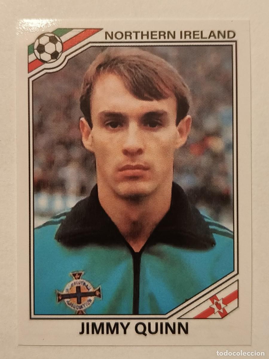 Cromos de f&uacute;tbol: #286 JIMMY QUINN (IRLANDA DEL NORTE) MUNDIAL MEXICO 86 PANINI