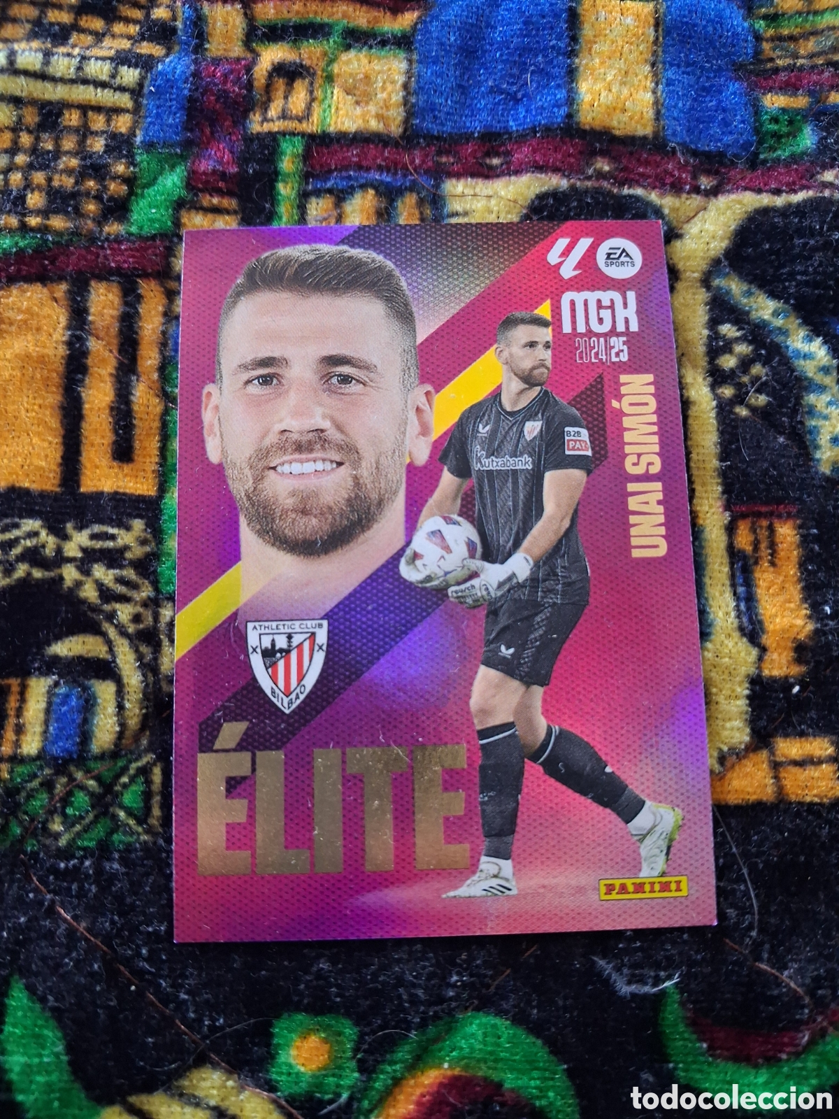 Cromos de f&uacute;tbol: CARD MEGACRACKS TEMPORADA 24/25: &Eacute;LITE UNAI SIM&Oacute;N, N&deg; 17