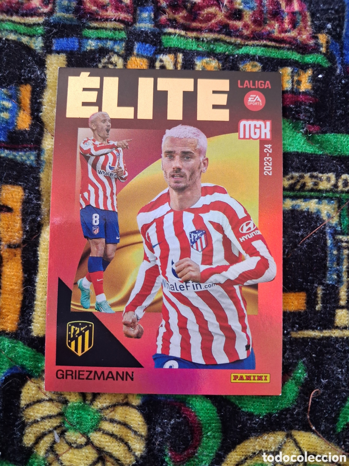 Cromos de f&uacute;tbol: 6 GRIEZMANN ATLETICO DE MADRID ELITE FICHAS ALBUM MEGACRACKS 2023 2024 23 24