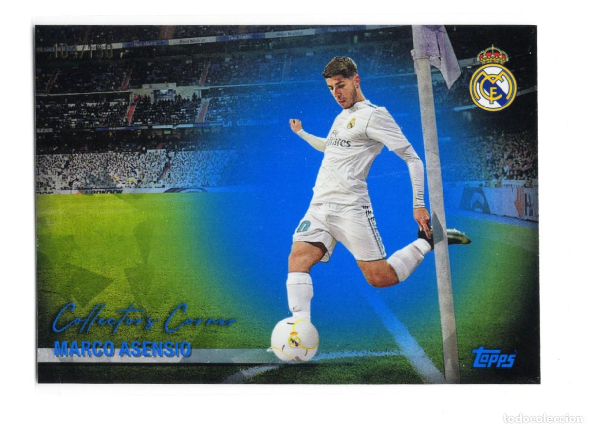 Cromos de f&uacute;tbol: Marco Asensio Topps Collectors Corner Real Madrid Team Set Topps 24 25 10/150 numerada