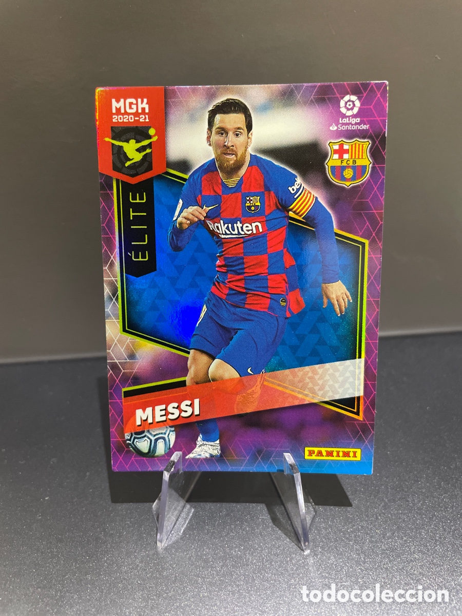 Cromos de f&uacute;tbol: Lionel Messi 378 Elite C&oacute;smico MGK 2020-21 FC Barcelona Megacracks