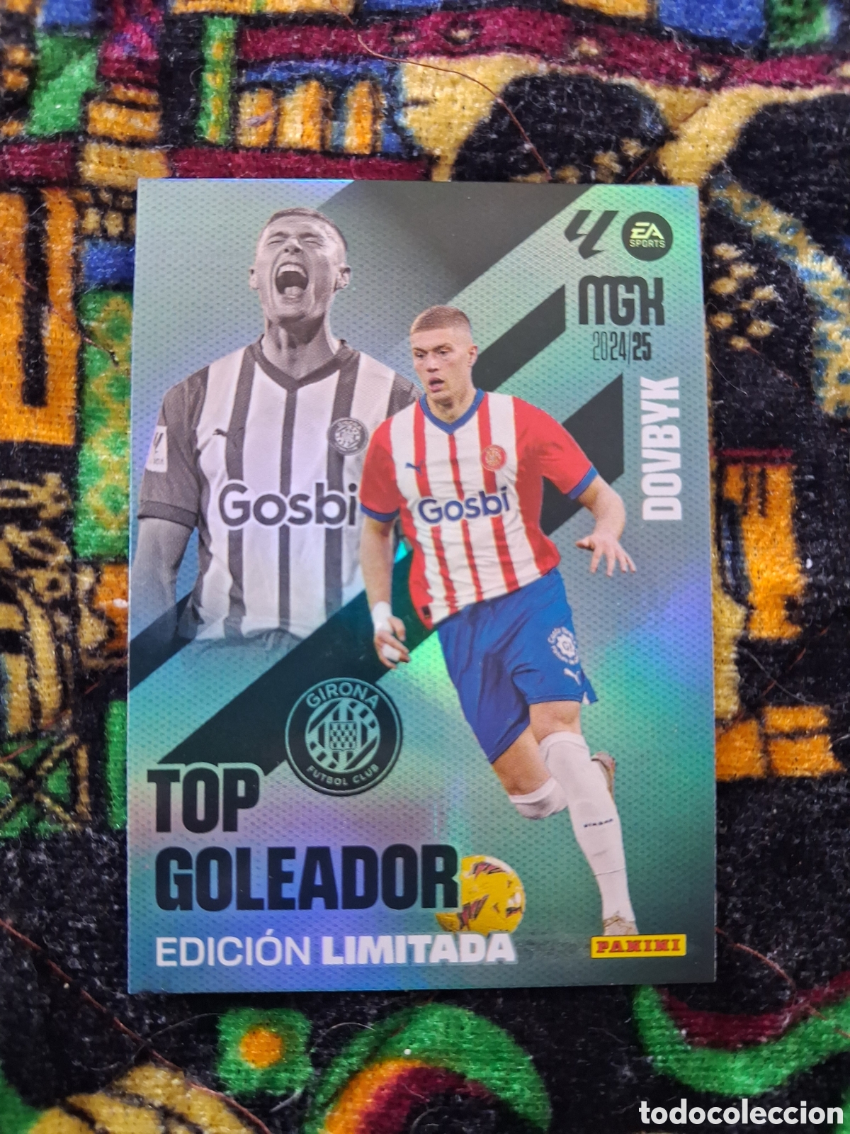 Cromos de f&uacute;tbol: DOVBYK GIRONA FC TOP GOLEADOR EDICION LIMITADA FICHAS ALBUM MEGACRACKS 2024 2025 24 25