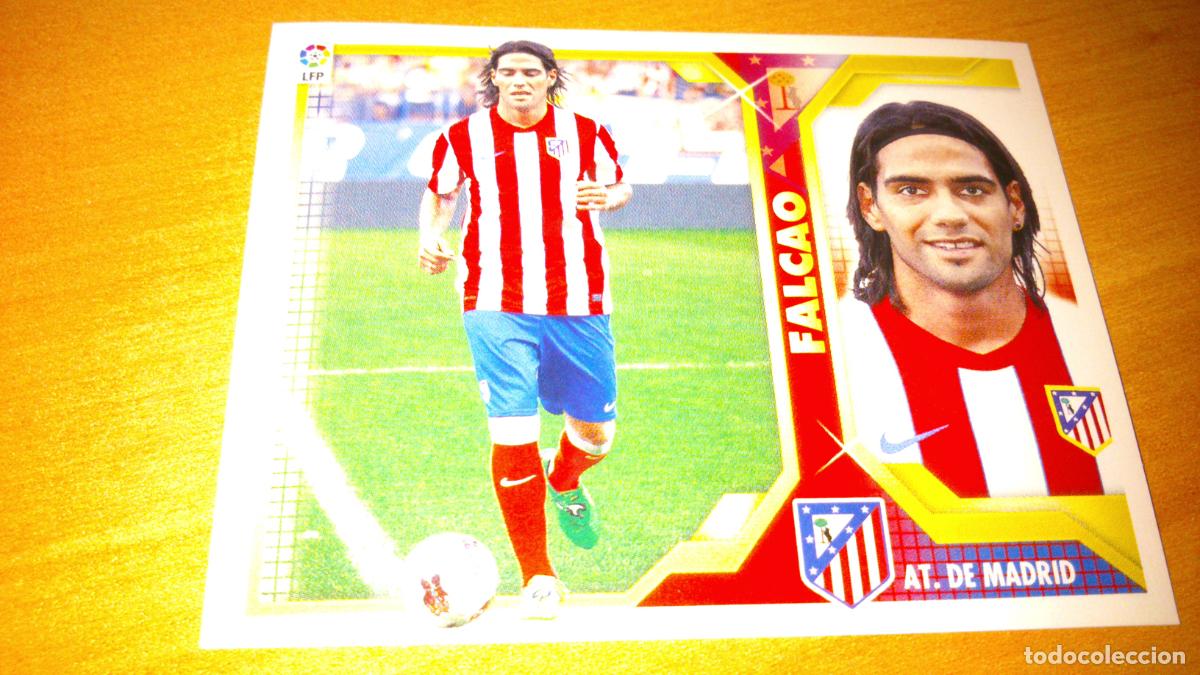 Cromos de f&uacute;tbol: TEMPORADA 2011 2012 11 12 FICHAJE N&ordm; 45 FALCAO ATLETICO DE MADRID NUEVO NUNCA PEGADO