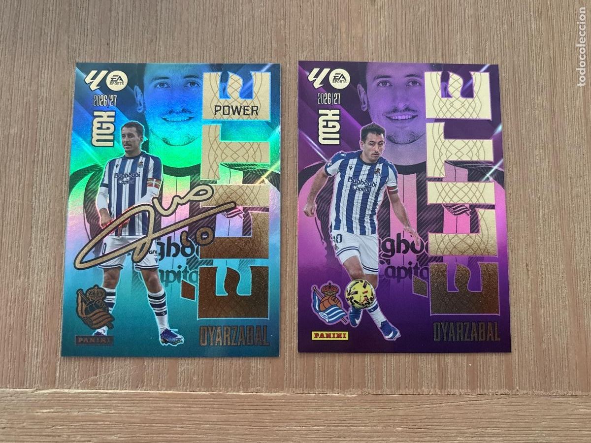 Cromos de f&uacute;tbol: 22. CROMO MEGACRACKS 2026-27 26-27 ELITE + &Eacute;LITE POWER OYARZABAL N 13 MGK