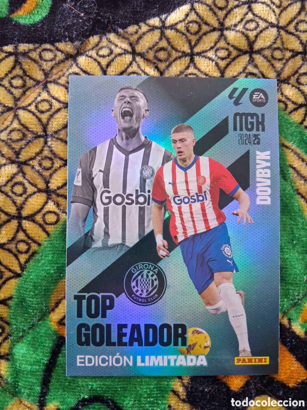 Cromos de f&uacute;tbol: DOVBYK GIRONA FC TOP GOLEADOR EDICION LIMITADA FICHAS ALBUM MEGACRACKS 2024 2025