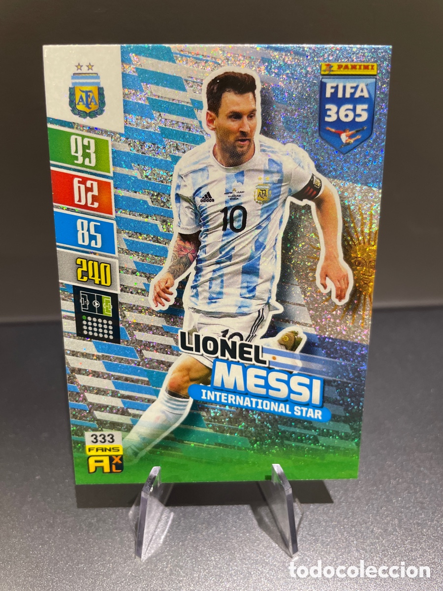 Football Stickers: Lionel Messi 333 Panini FIFA 365 2020-21 Argentina