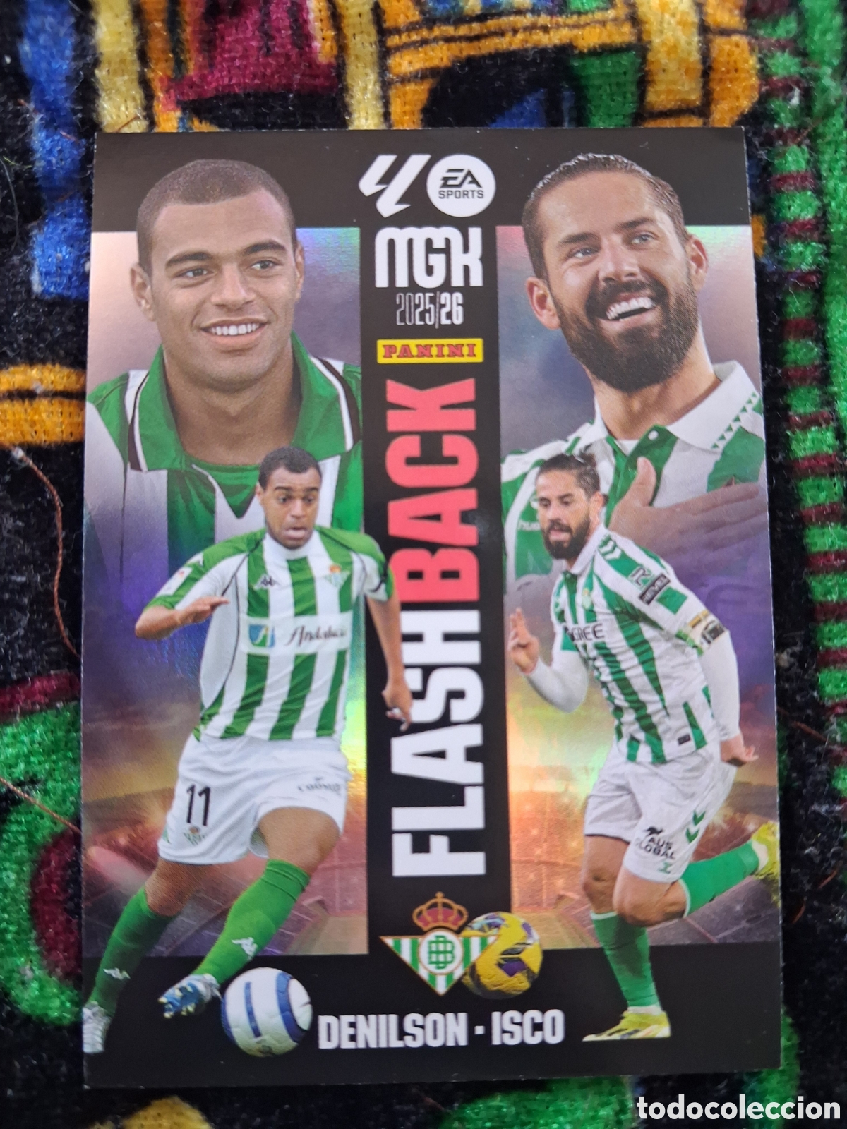 Cromos de f&uacute;tbol: CARD MEGACRACKS TEMPORADA 25/26: FLASHBACK DENILSON/ISCO, N&deg; 426