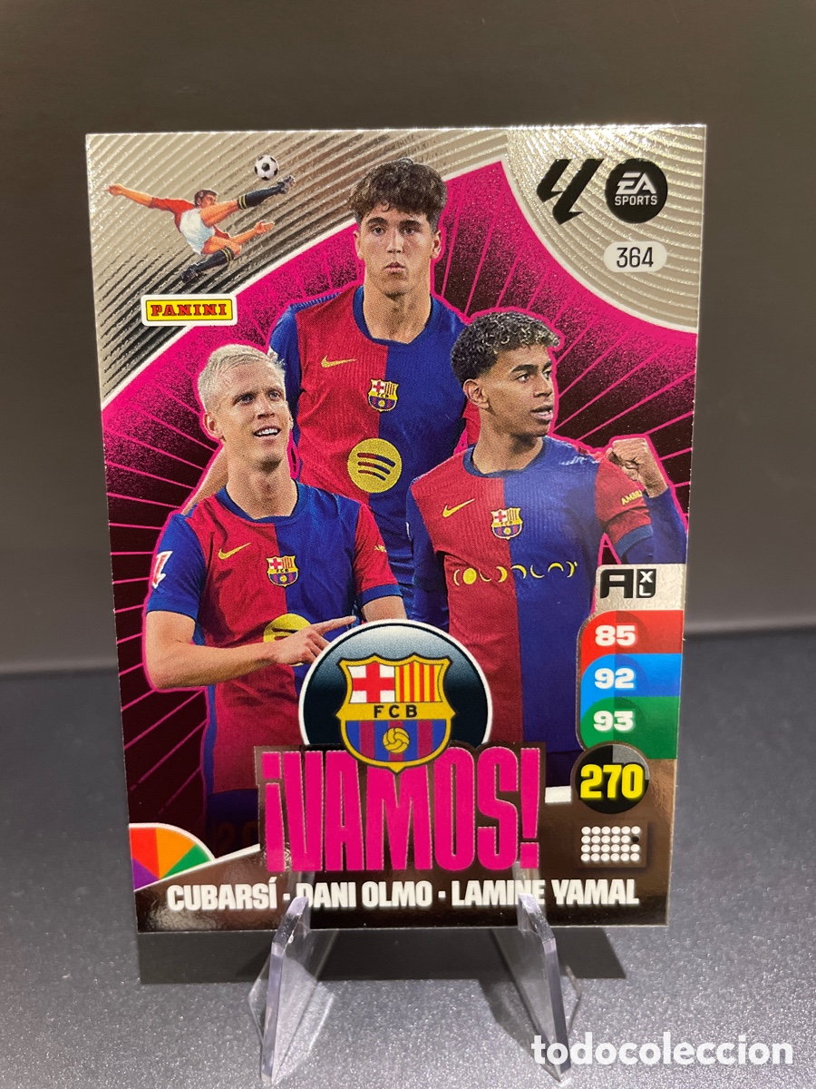 Fu&szlig;ball-Sticker: Yamal Pedri Cubarsi 364 &iexcl;Vamos! Panini Adrenalyn 2025-26 FC Barcelona