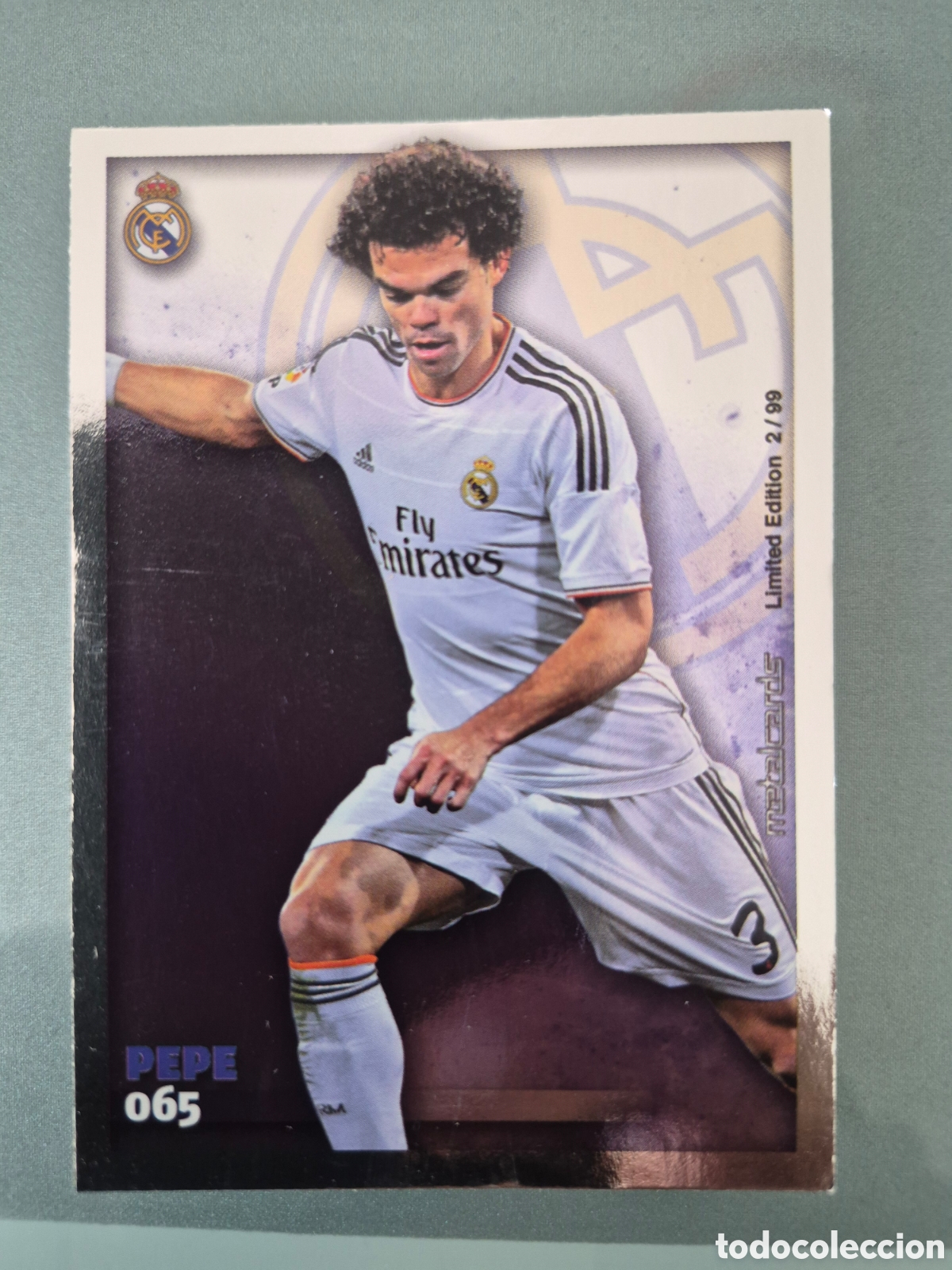 Cromos de f&uacute;tbol: Mundicromo 2014 2015 #65 Pepe Metalcards