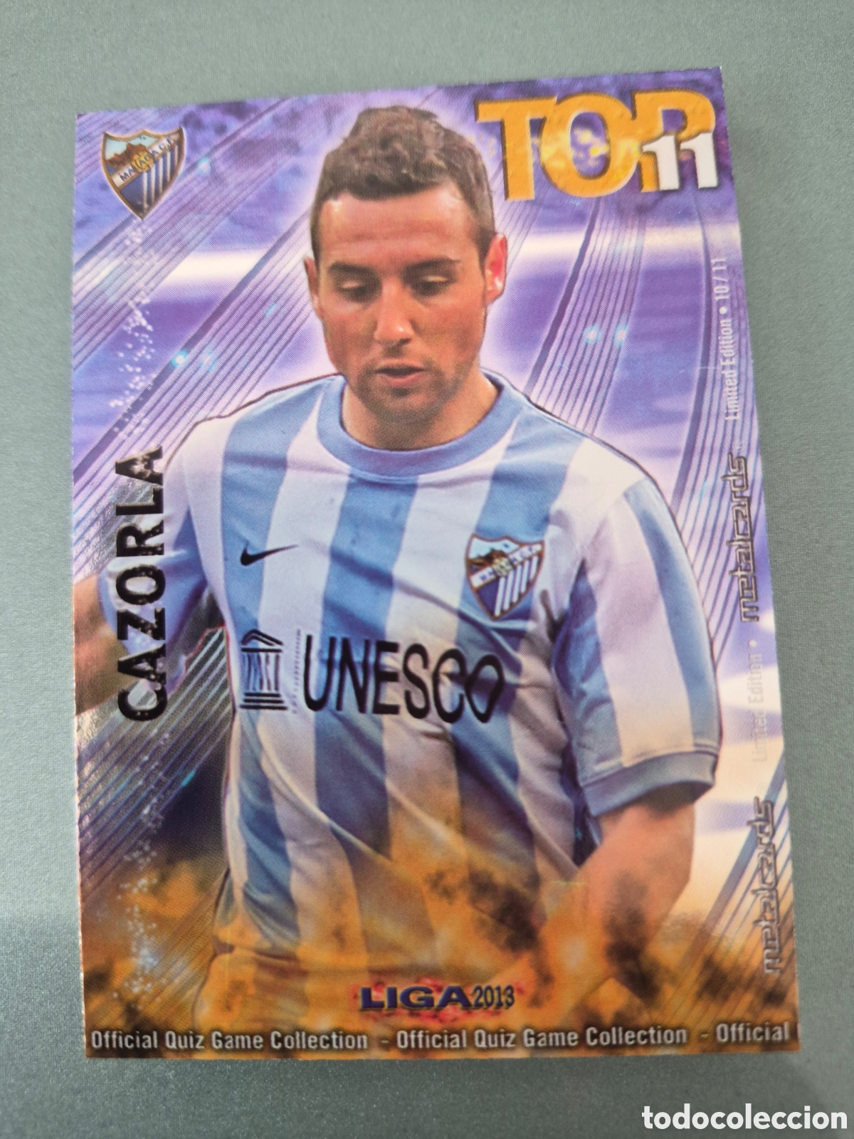 Cromos de f&uacute;tbol: Mundicromo 2012 2013 Top 11 Limited Edition Cazorla