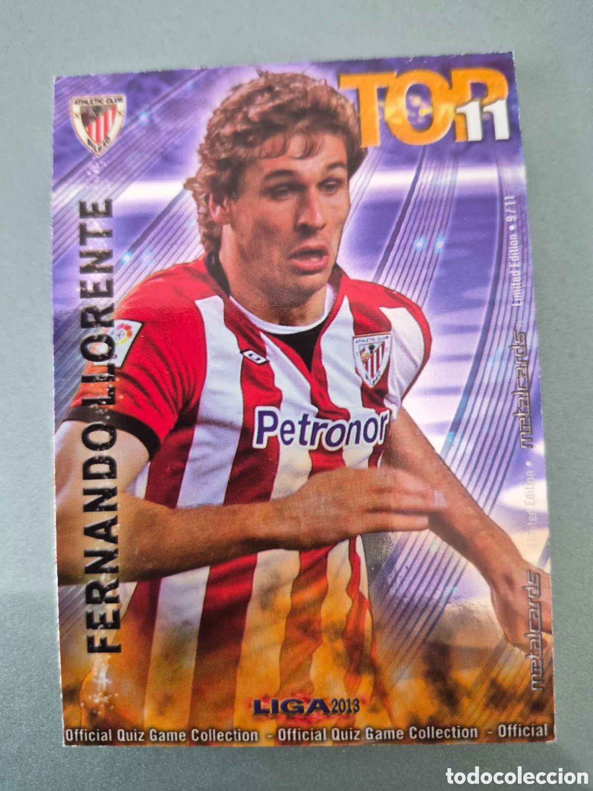 Cromos de f&uacute;tbol: Mundicromo 2012 2013 Top 11 Limited Edition Fernando Llorente