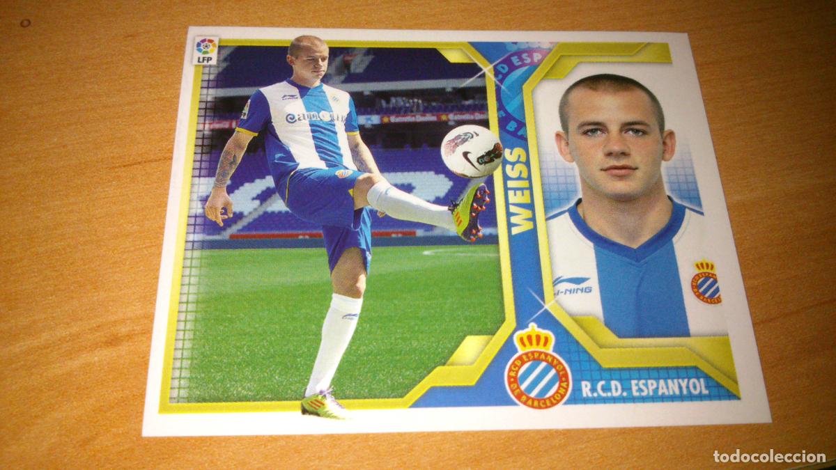 Cromos de f&uacute;tbol: TEMPORADA 2011 2012 11 12 FICHAJE N&ordm; 55 WEISS ESPA&Ntilde;OL NUEVO NUNCA PEGADO