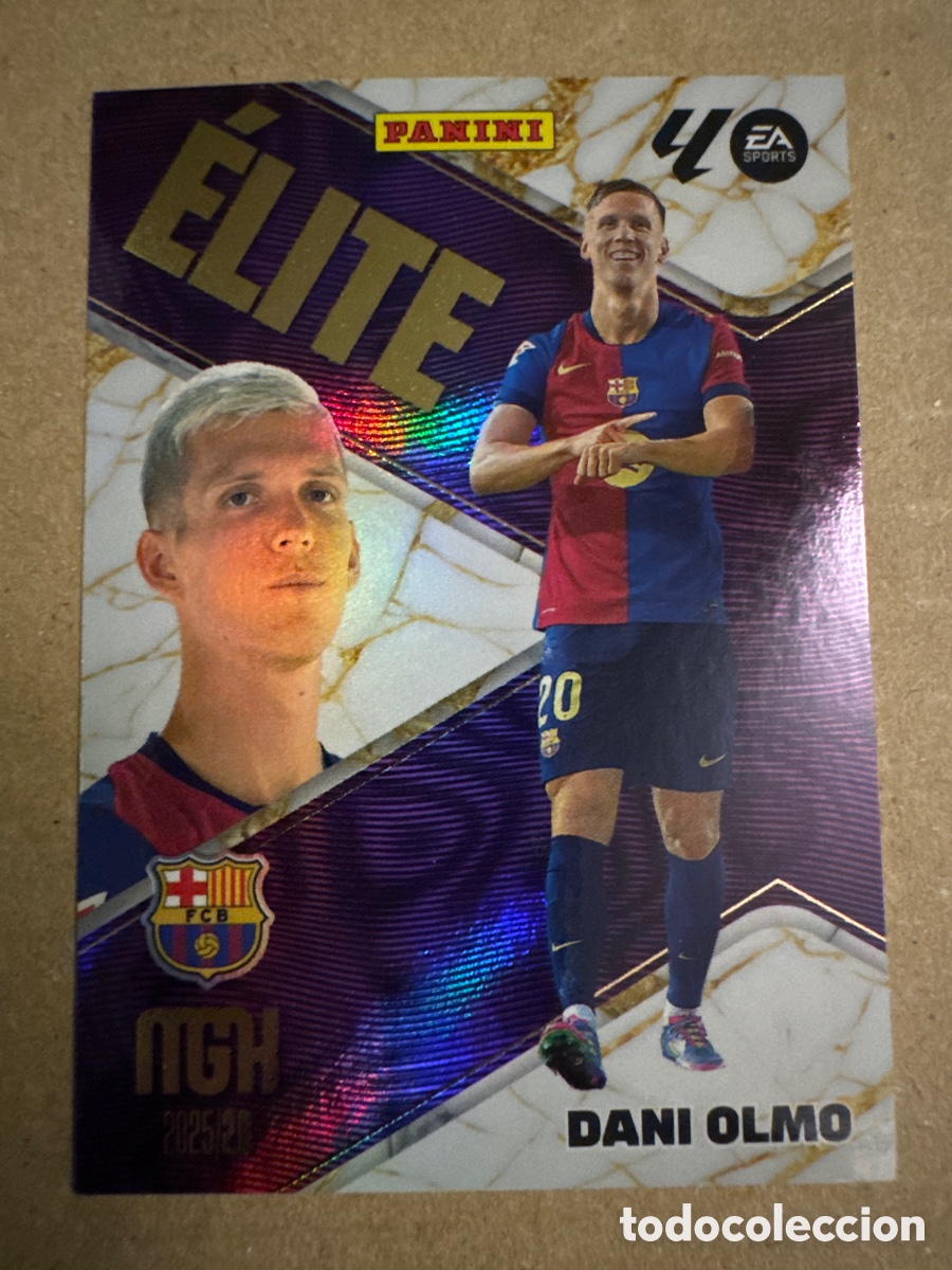 Cromos de f&uacute;tbol: # 4 Dani Olmo FC Barcelona ELITE Megacracks 25 26 2025 2026 MGK