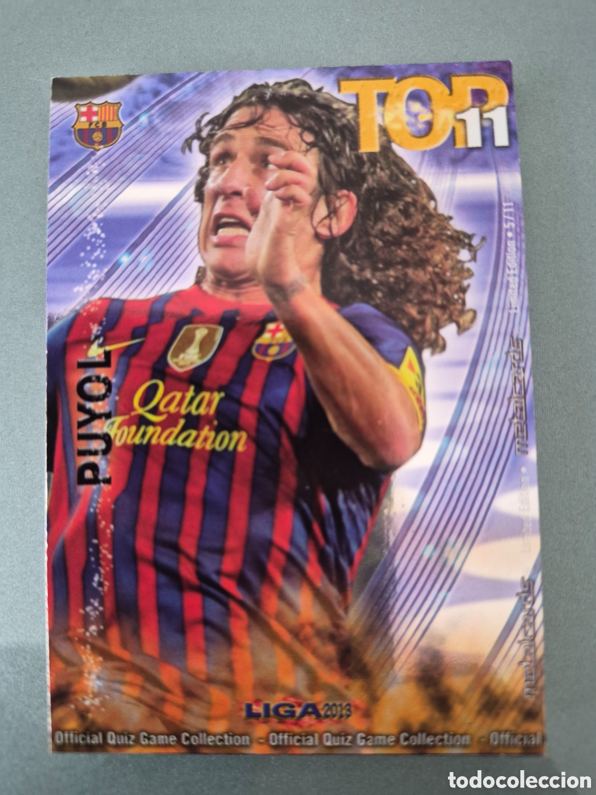 Cromos de f&uacute;tbol: Mundicromo 2012 2013 Top 11 Limited Edition Puyol