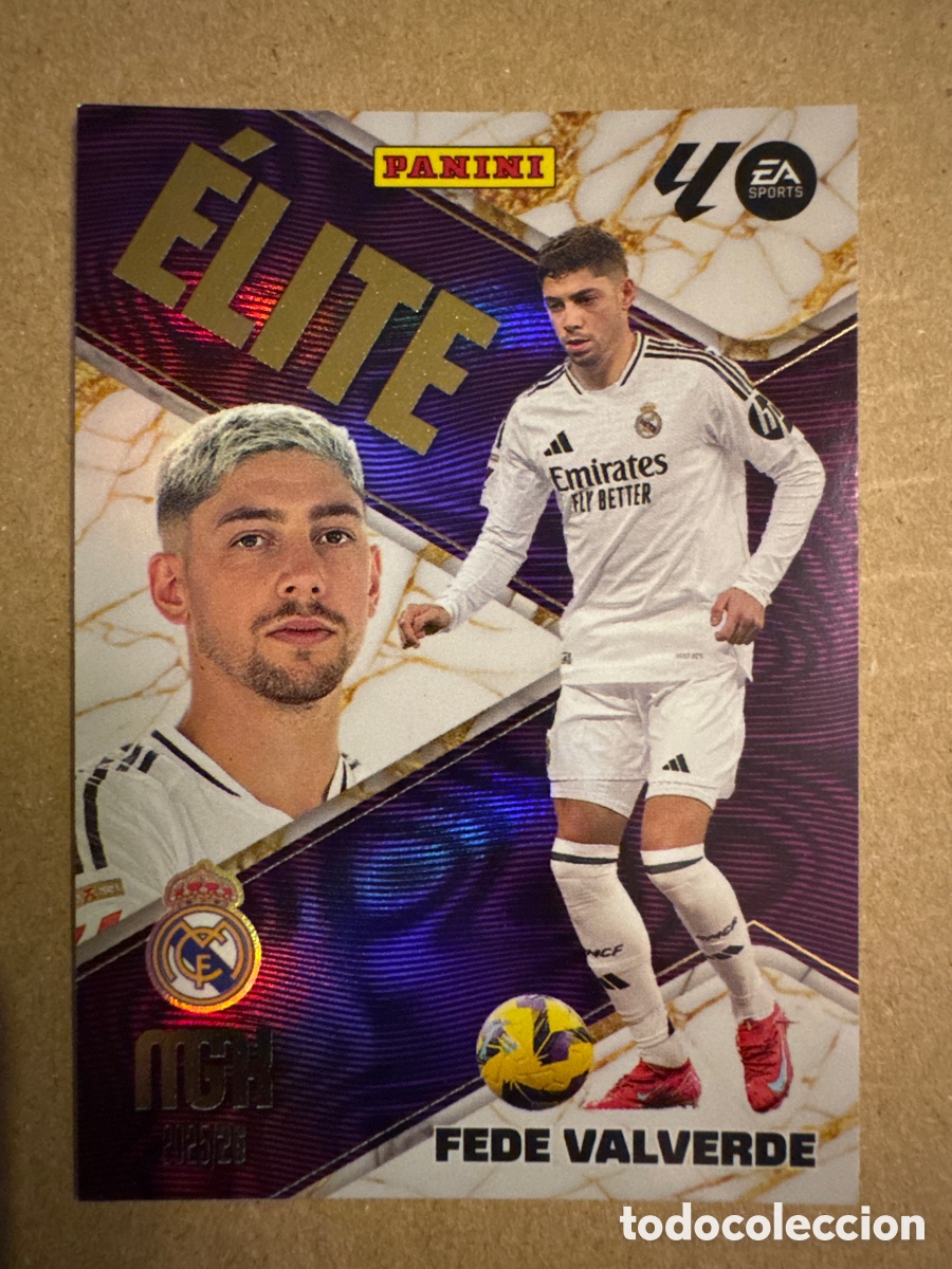 Cromos de f&uacute;tbol: # 5 Fede Valverde Real Madrid ELITE Megacracks 25 26 2025 2026 MGK
