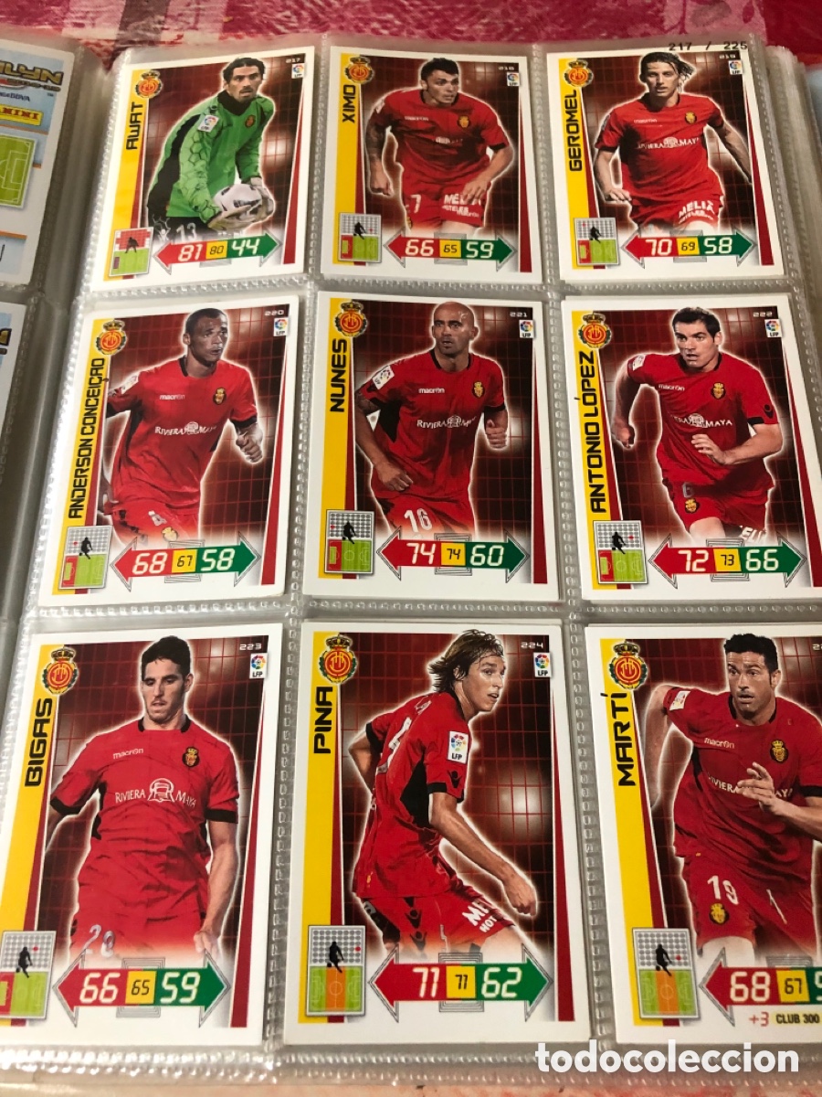 Cromos de f&uacute;tbol: Adrenalyn 2012 2013 equipo Mallorca