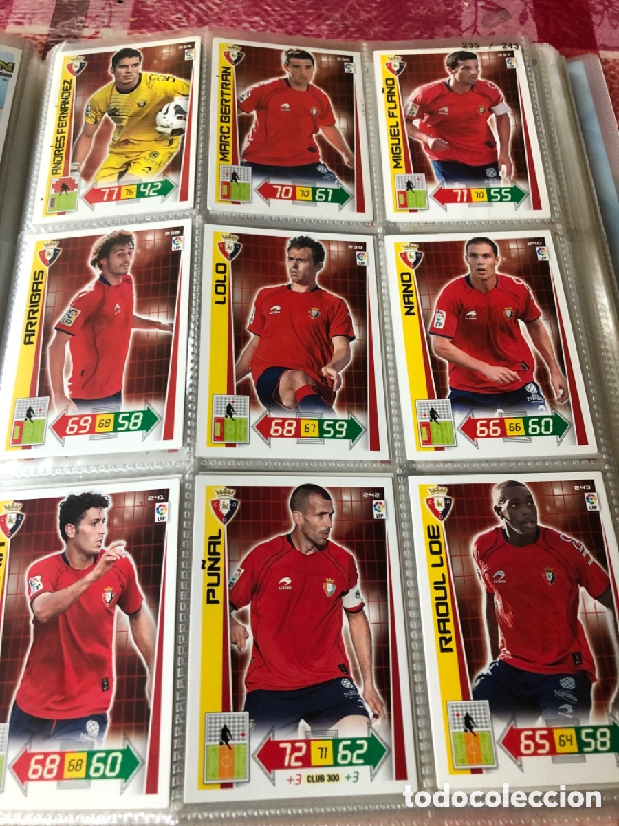 Cromos de f&uacute;tbol: Adrenalyn 0212 2013 equipo Osasuna
