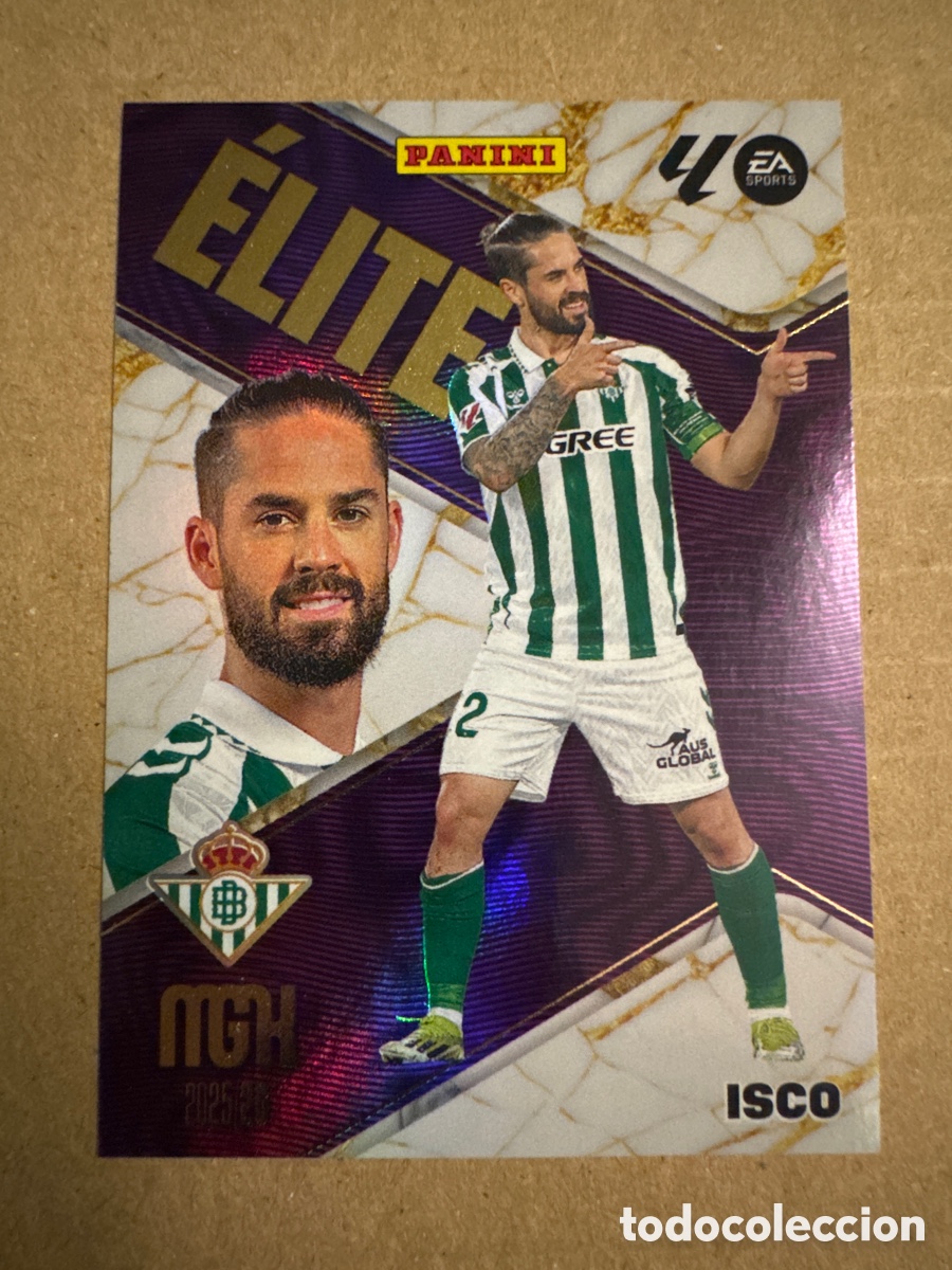 Cromos de f&uacute;tbol: # 7 Isco Real Betis ELITE Megacracks 25 26 2025 2026 MGK