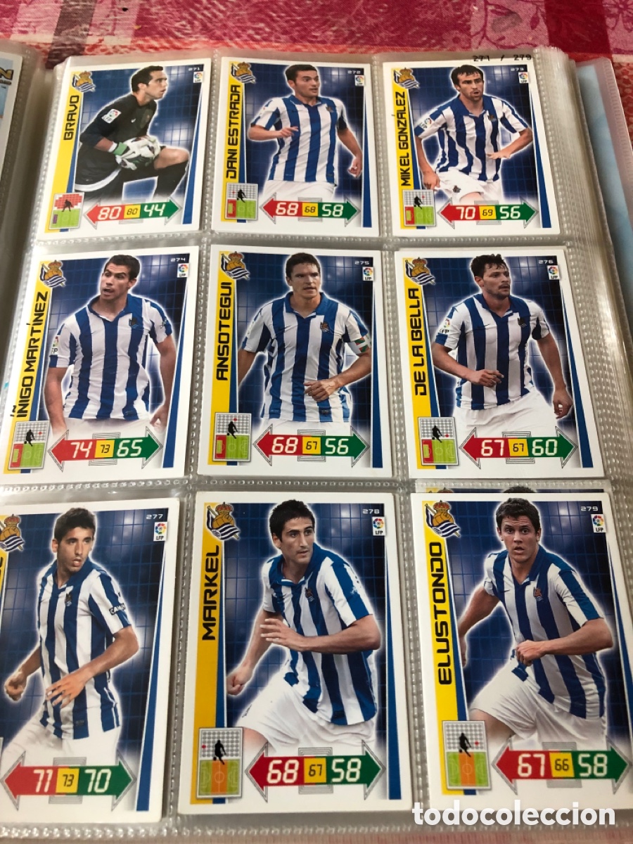 Cromos de f&uacute;tbol: Adrenalyn 2012 2013 equipo real sociedad