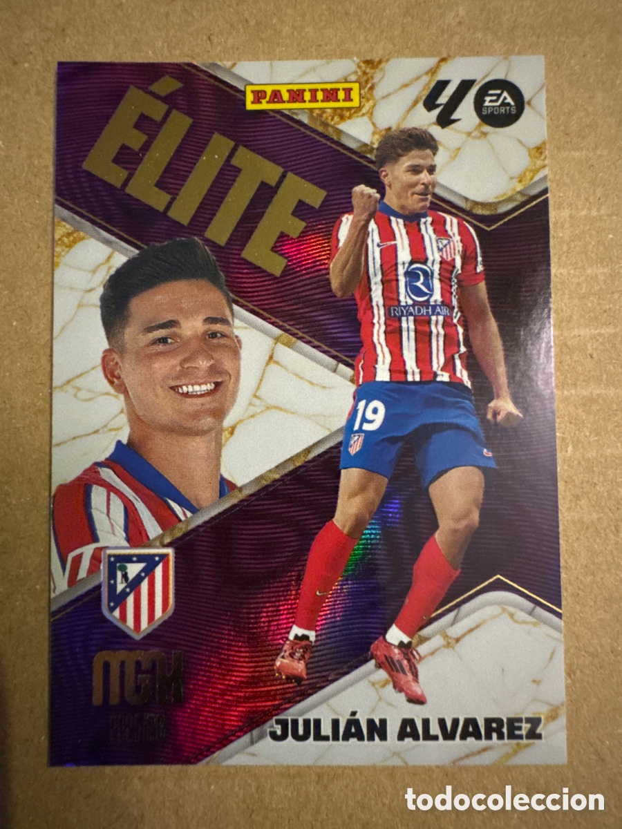 Cromos de f&uacute;tbol: # 8 Juli&aacute;n &Aacute;lvarez Atl&eacute;tico De Madrid ELITE Megacracks 25 26 2025 2026 MGK