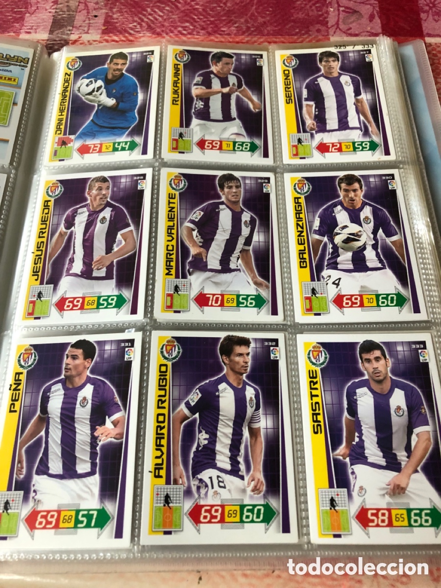 Fu&szlig;ball-Sticker: Adrenalyn 2012 2013 equipo Valladolid