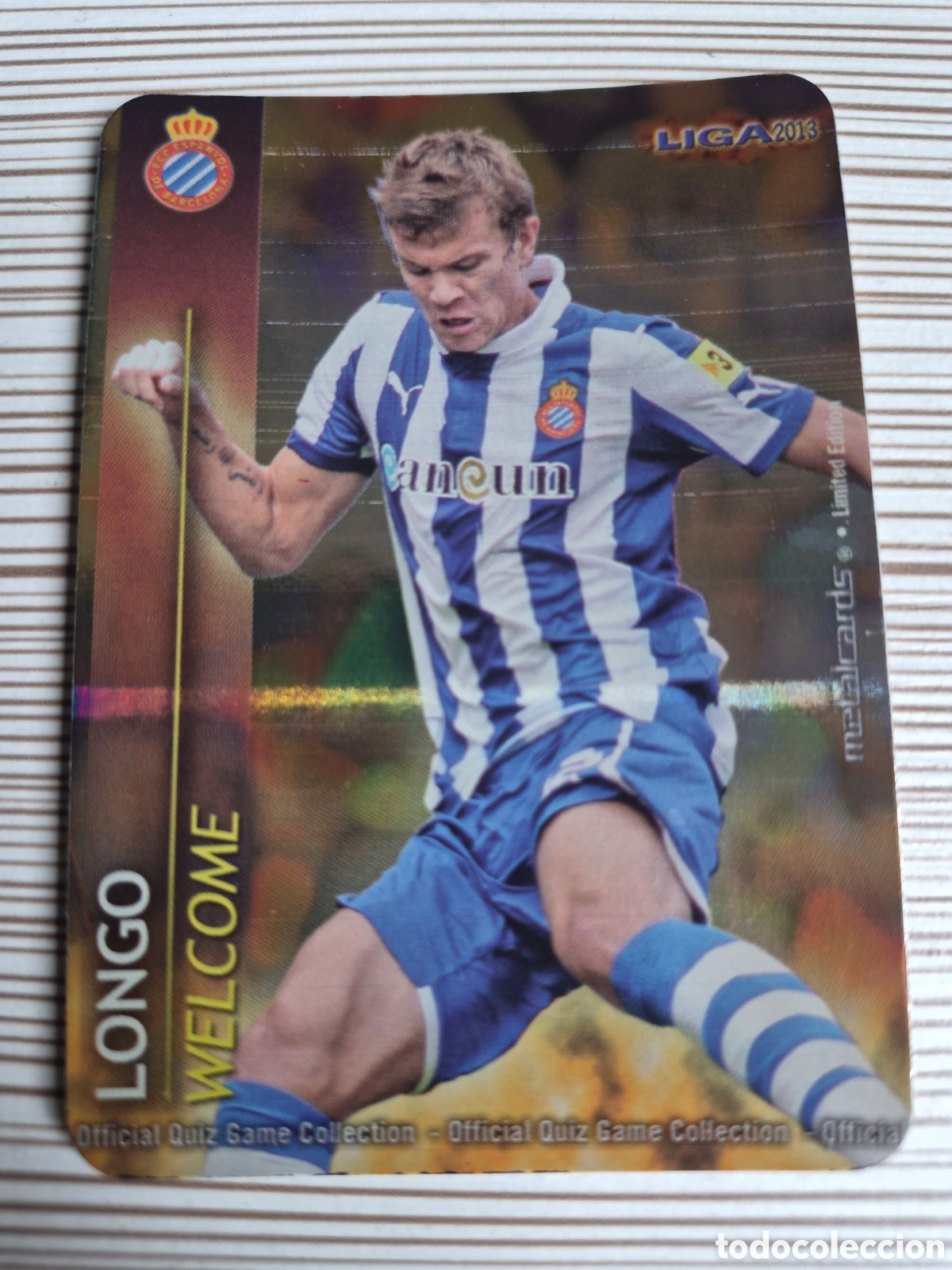 Fu&szlig;ball-Sticker: Mundicromo 2012 2013 Longo Welcome Rayas