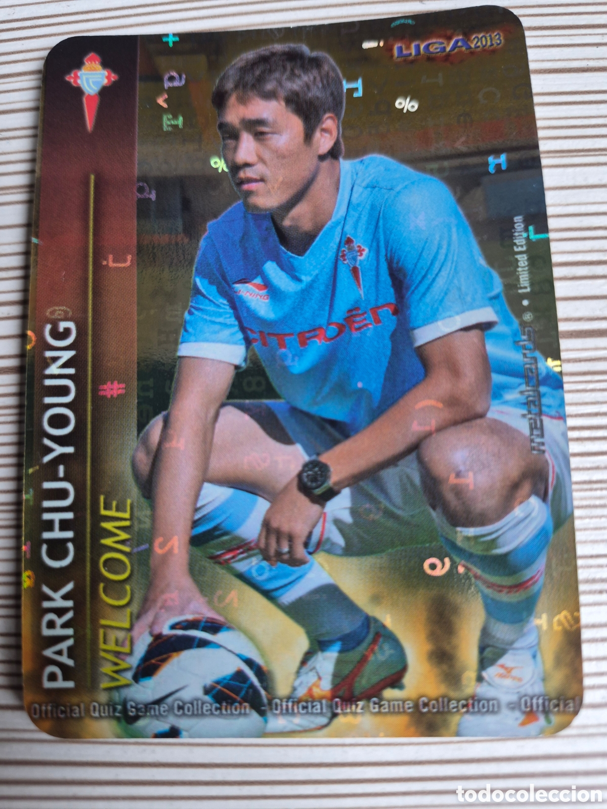 Fu&szlig;ball-Sticker: Mundicromo 2012 2013 Park Chu-Young Welcome Letras