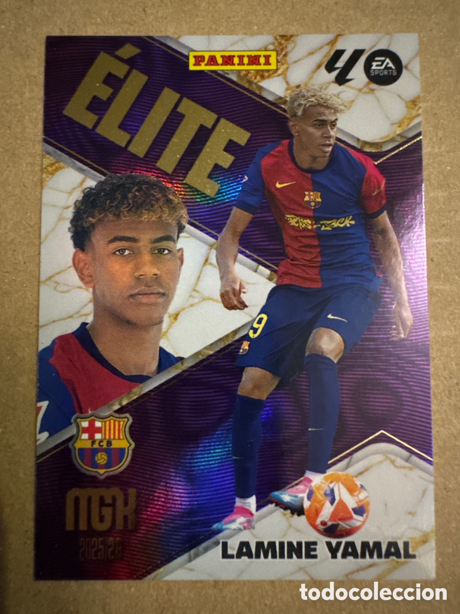 Fu&szlig;ball-Sticker: # 9 Lamine Yamal FC Barcelona ELITE Megacracks 25 26 2025 2026 MGK