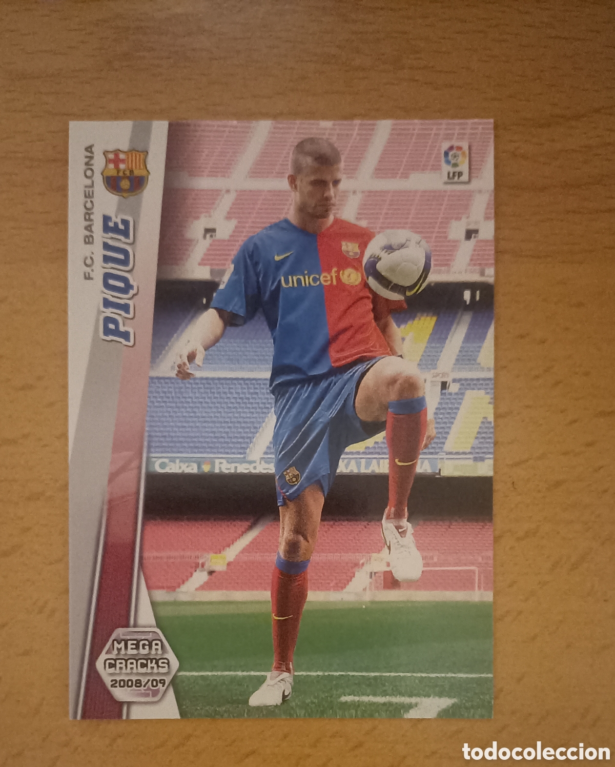 Cromos de f&uacute;tbol: Piqu&eacute; FC Barcelona Rookie Megacracks 08/09