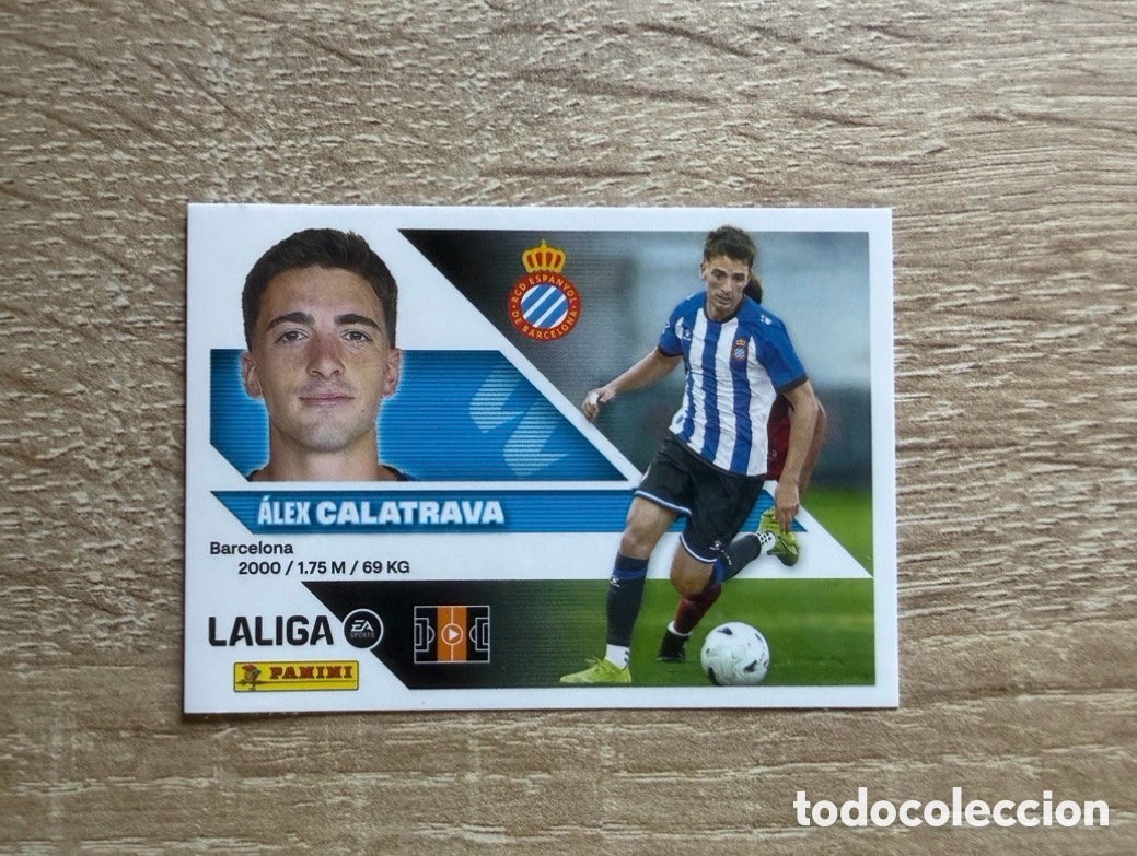 Cromos de f&uacute;tbol: 2 CALATRAVA &Uacute;LTIMOS FICHAJES LIGA ESTE EDICIONES ESTE 2026 2027 26 27 ESPANYOL ESPA&Ntilde;OL