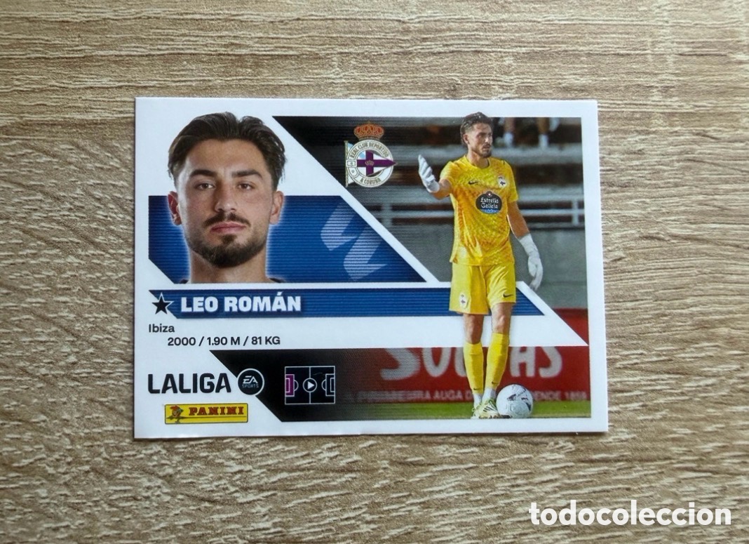 Cromos de f&uacute;tbol: 8 &Uacute;LTIMOS FICHAJES LEO ROM&Aacute;N LIGA ESTE EDICIONES ESTE 2026 2027 26 27 DEPORTIVO DE A CORU&Ntilde;A