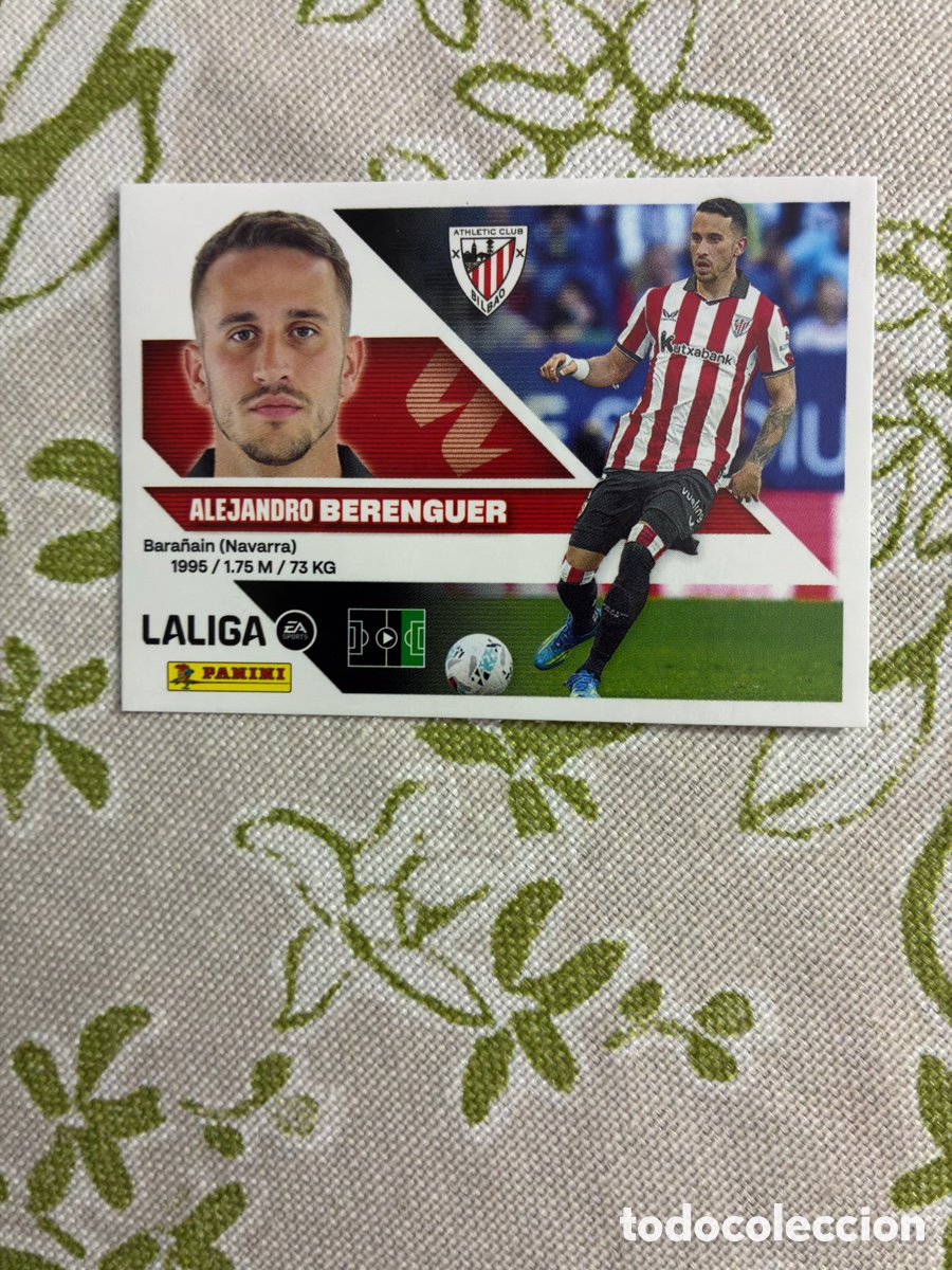 Cromos de f&uacute;tbol: Cromo Alejandro Berenguer N&ordm; 16 Athletic Club - Colecci&oacute;n Este Panini Liga 2026-27 (Sin Pegar)