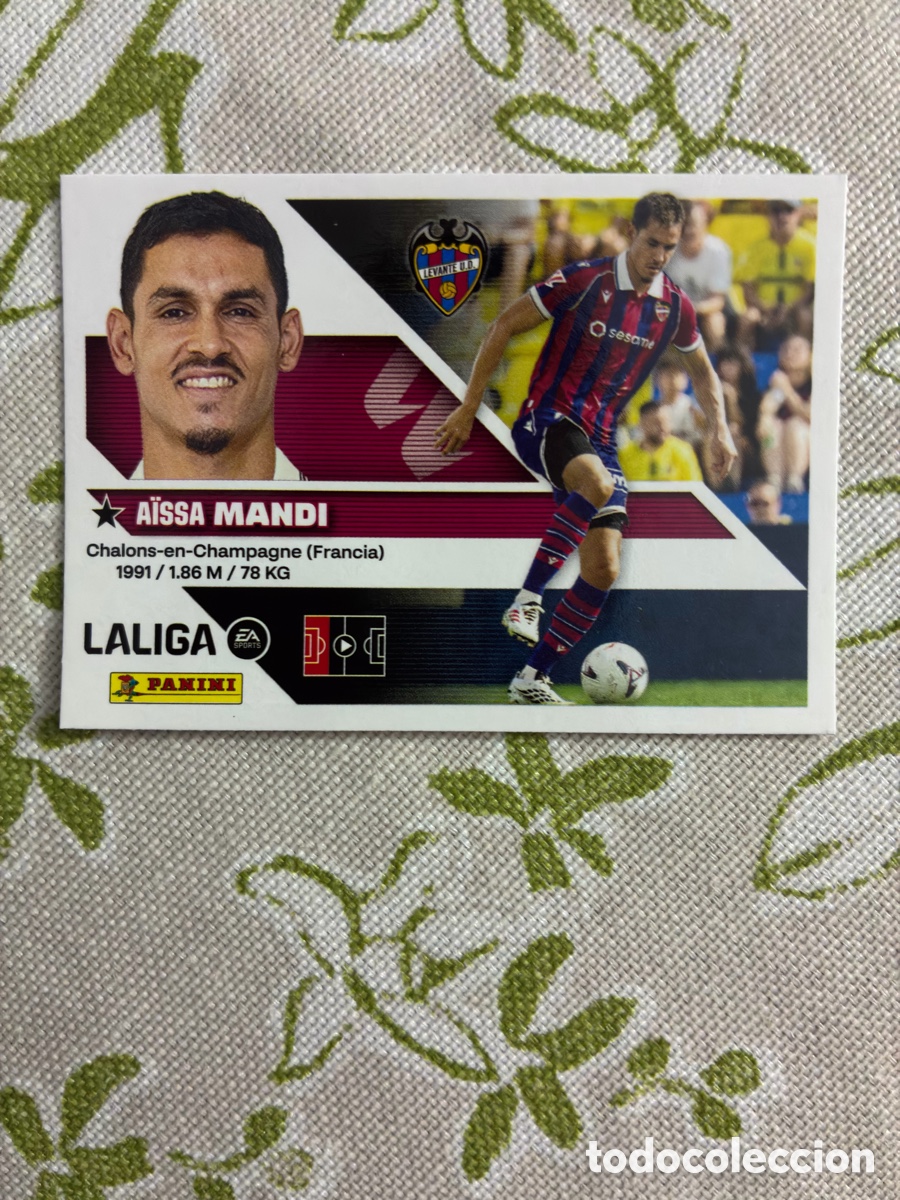Cromos de f&uacute;tbol: Cromo A&iuml;ssa Mandi N&ordm; 8 Levante UD (Estrella) - Colecci&oacute;n Este Panini Liga 2026-27 (Sin Pegar)