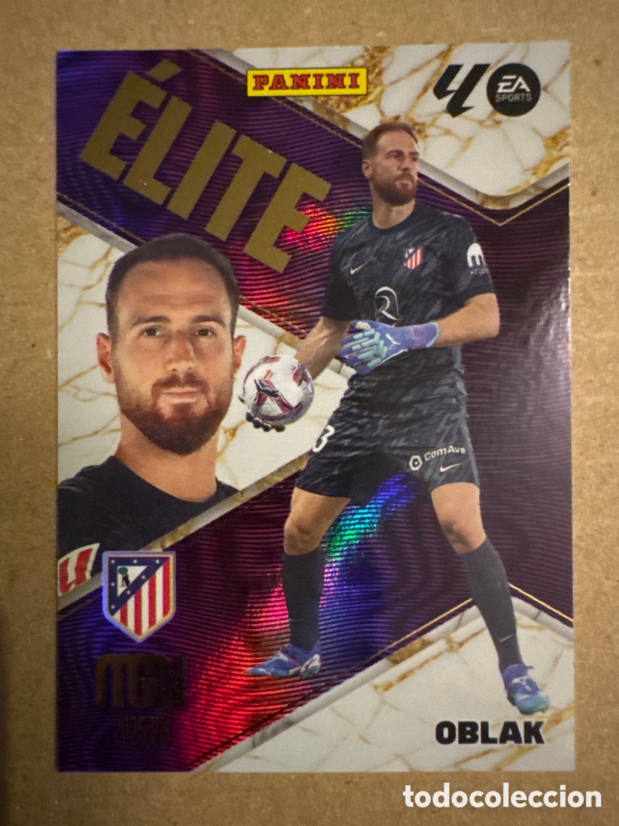 Cromos de f&uacute;tbol: # 14 Oblak Atl&eacute;tico de Madrid ELITE Megacracks 25 26 2025 2026 MGK