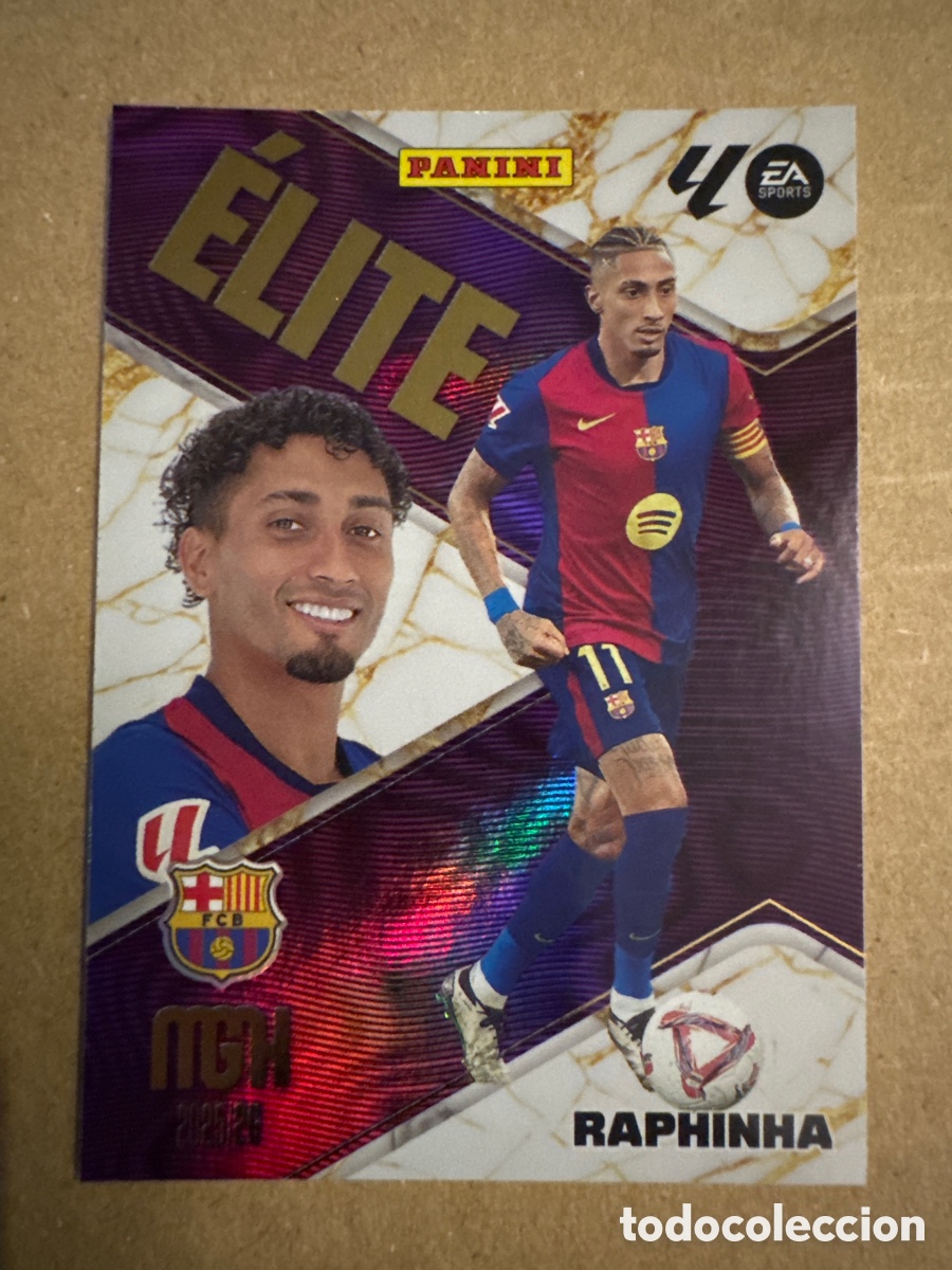 Cromos de f&uacute;tbol: # 16 Raphinha FC Barcelona ELITE Megacracks 25 26 2025 2026 MGK