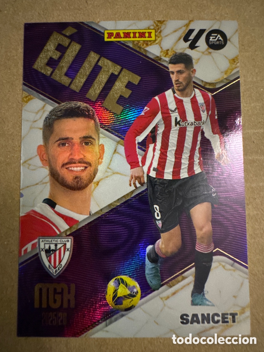 Cromos de f&uacute;tbol: # 17 Oihan Sancet Athletic Club Bilbao ELITE Megacracks 25 26 2025 2026 MGK
