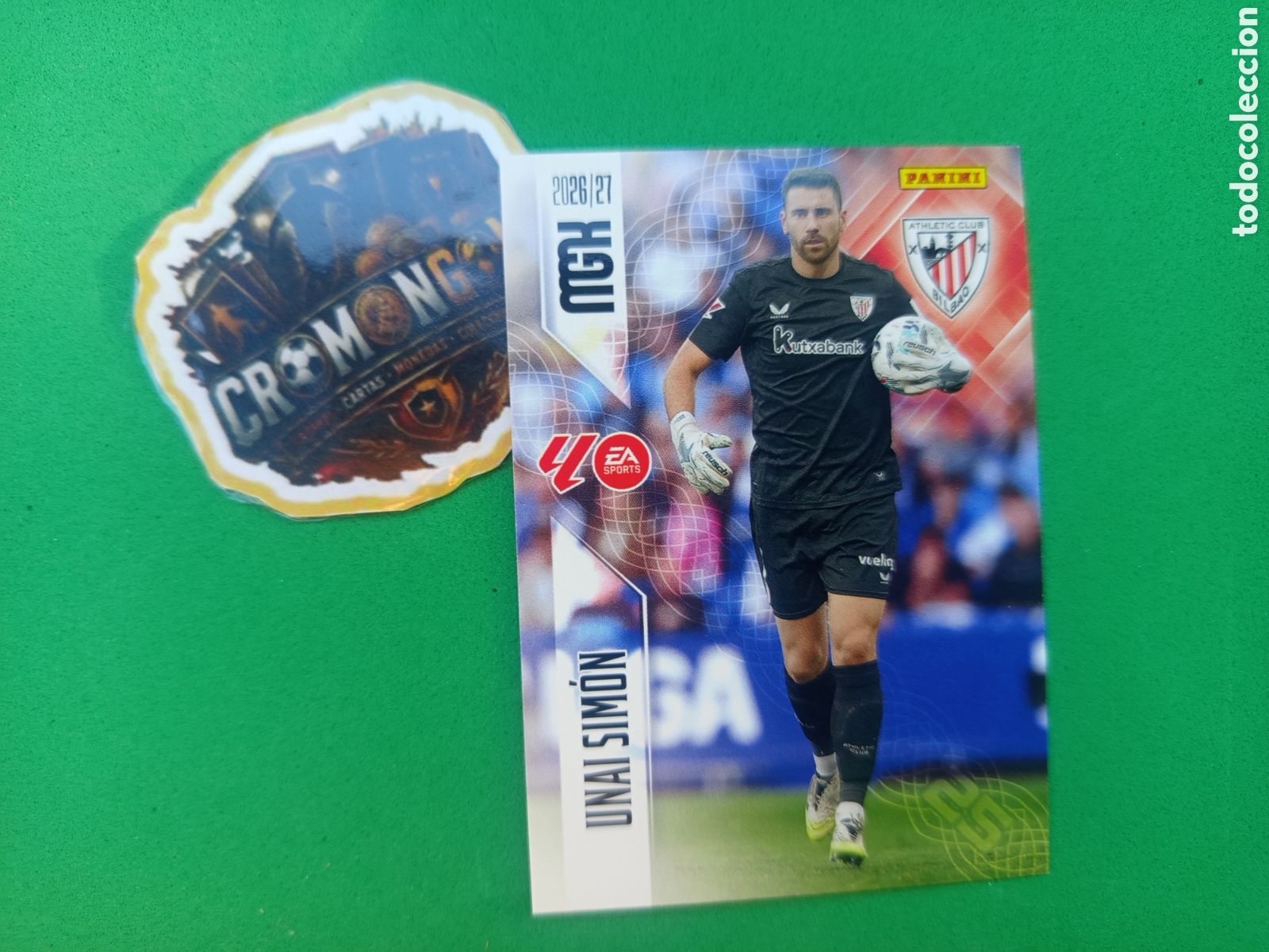 Cromos de f&uacute;tbol: ❇️ CROMO ⚽ CARD UNAI SIM&Oacute;N ATHLETIC DE BILBAO 38 MEGACRACKS LIGA 26 27 MGKS 2026 2027 ❇️