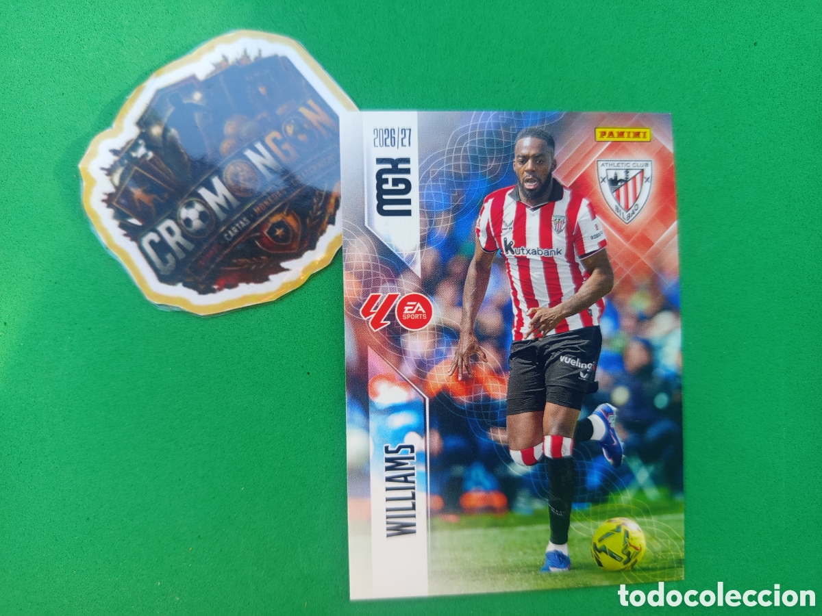 Cromos de f&uacute;tbol: ❇️ CROMO ⚽ CARD I&Ntilde;AKI WILLIAMS ATHLETIC DE BILBAO 52 MEGACRACKS LIGA 26 27 MGKS 2026 2027 ❇️