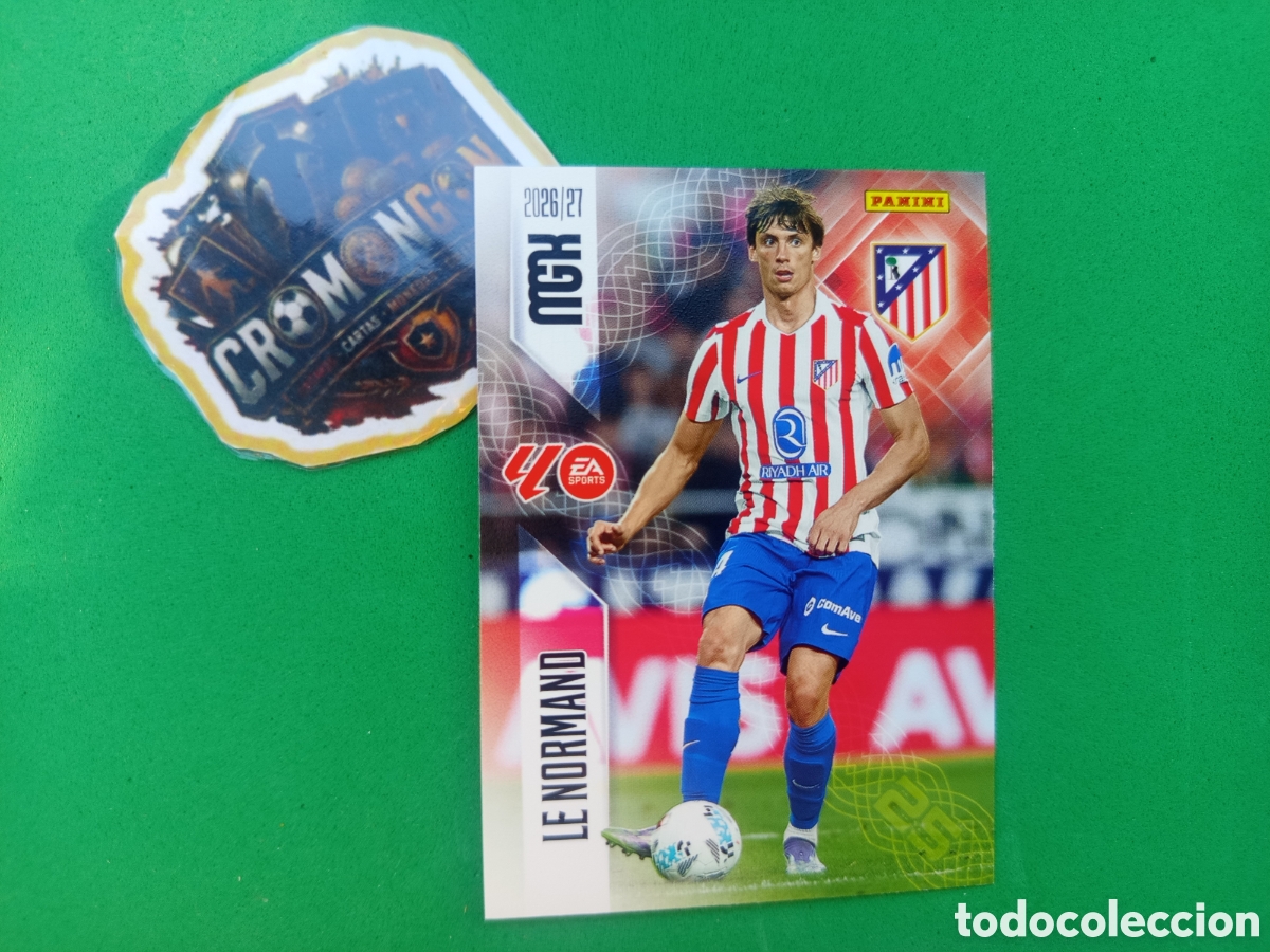 Football Stickers: ❇️ CROMO ⚽ CARD LE NORMAND ATL&Eacute;TICO DE MADRID 59 MEGACRACKS LIGA 26 27 MGKS 2026 2027 ❇️