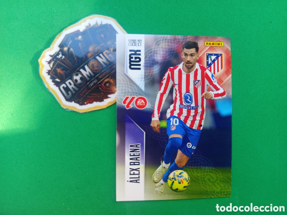 Football Stickers: ❇️ CROMO ⚽ CARD &Aacute;LEX BAENA ATL&Eacute;TICO DE MADRID 67 MEGACRACKS LIGA 26 27 MGKS 2026 2027 ❇️