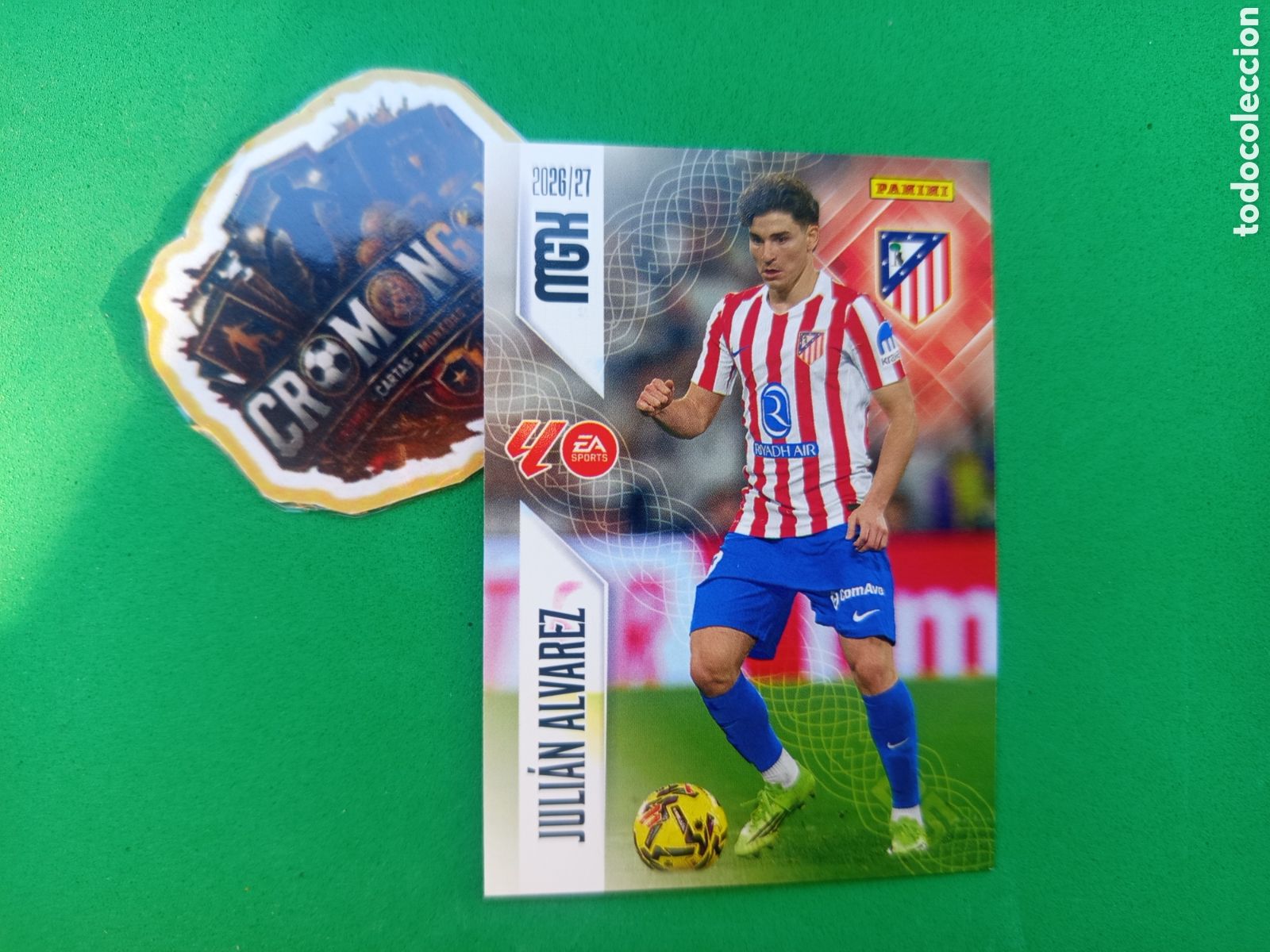 Football Stickers: ❇️ CROMO ⚽ CARD JULI&Aacute;N &Aacute;LVAREZ ATL&Eacute;TICO DE MADRID 71 MEGACRACKS LIGA 26 27 MGKS 2026 2027 ❇️