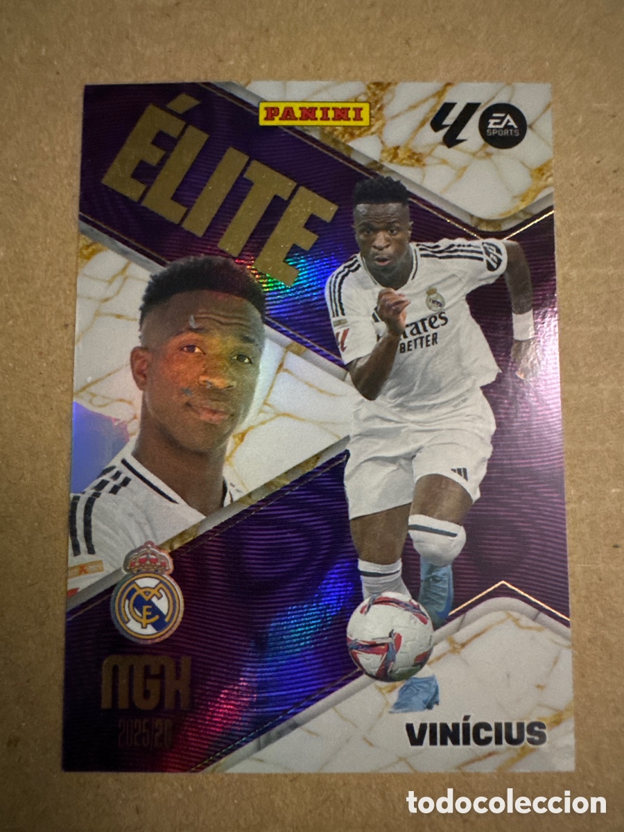 Cromos de f&uacute;tbol: VER FOTOS # 18 Vinicius Junior Real Madrid Vini Jr ELITE Megacracks 25 26 2025 2026 MGK