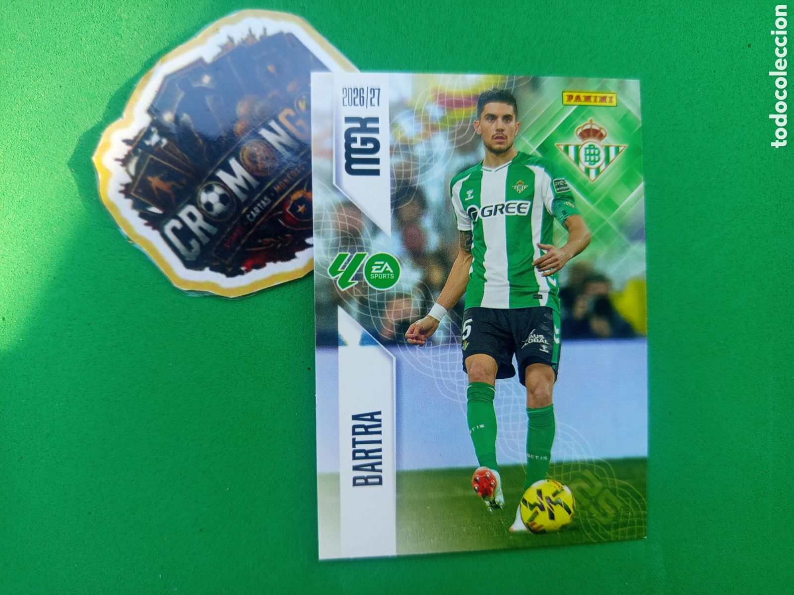 Football Stickers: ❇️ CROMO ⚽ CARD BARTRA BETIS 95 MEGACRACKS LIGA 26 27 MGKS 2026 2027 ❇️