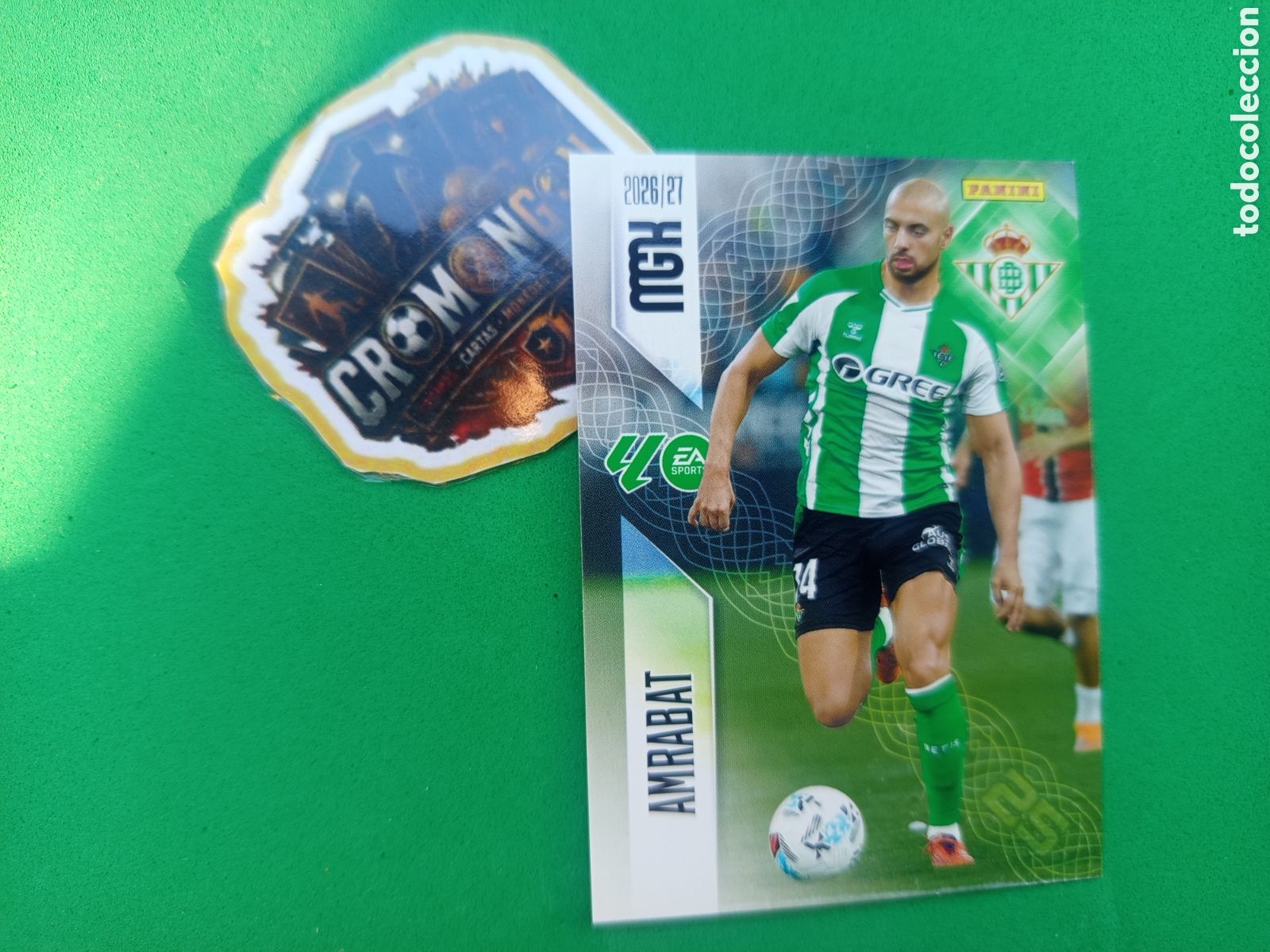 Football Stickers: ❇️ CROMO ⚽ CARD AMRABAT BETIS 100 MEGACRACKS LIGA 26 27 MGKS 2026 2027 ❇️