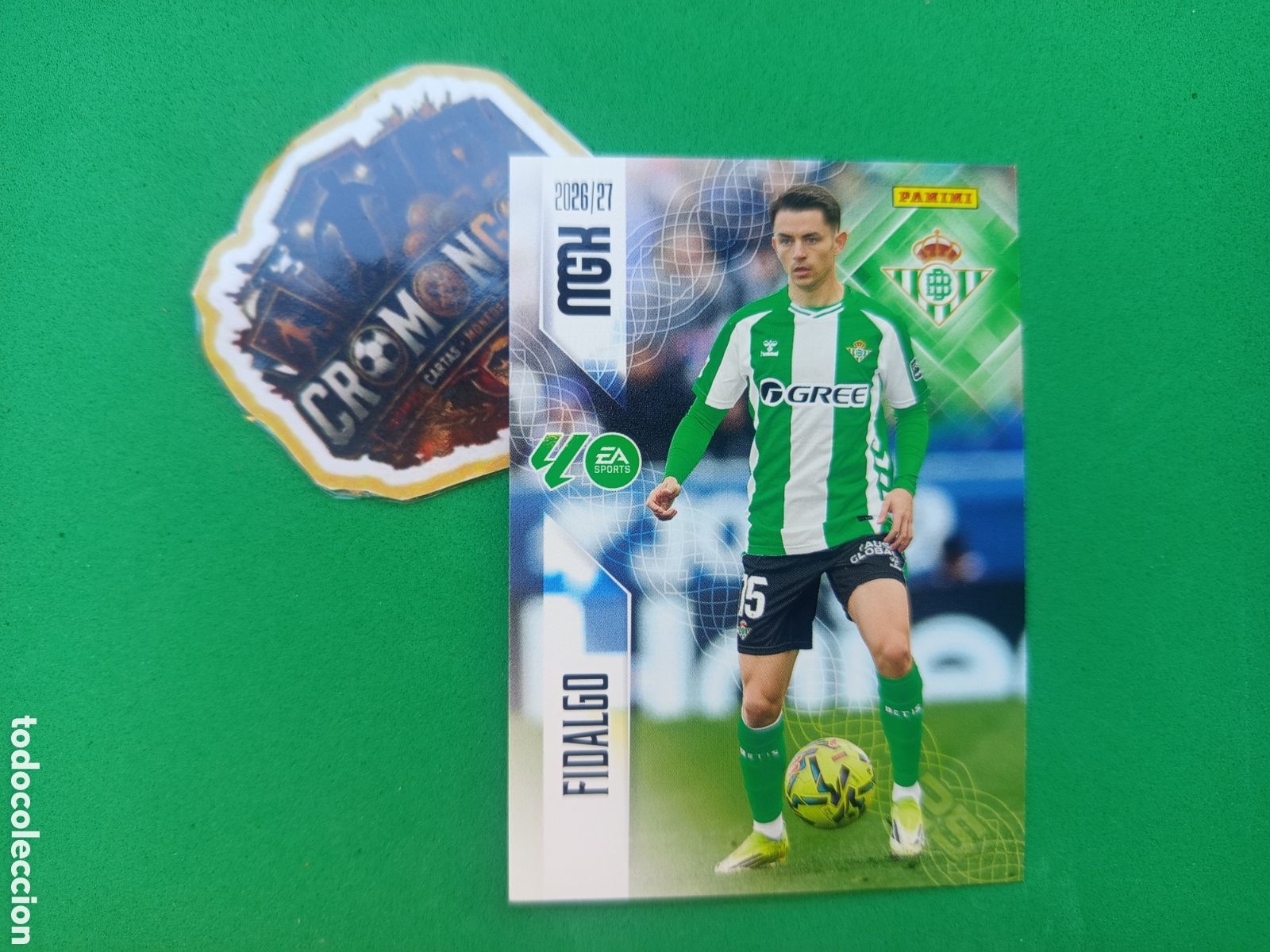 Football Stickers: ❇️ CROMO ⚽ CARD FIDALGO BETIS 101 MEGACRACKS LIGA 26 27 MGKS 2026 2027 ❇️