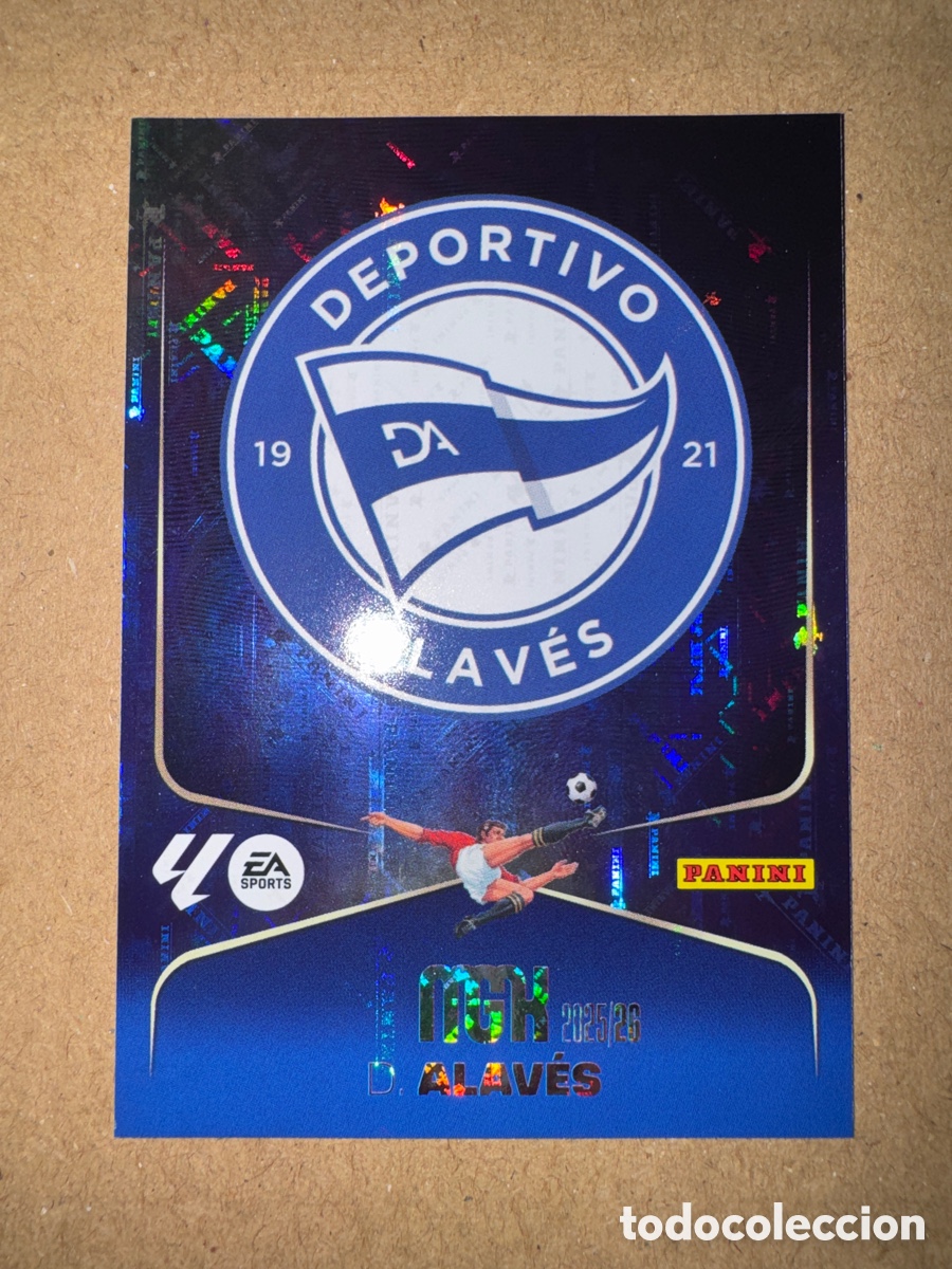 Football Stickers: # 19 Escudo Alav&eacute;s Megacracks 25 26 2025 2026 MGK